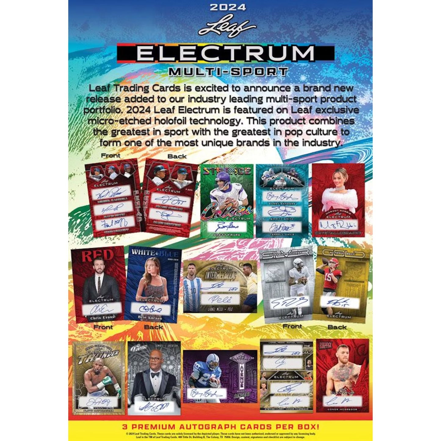 2024 Leaf Electrum Multi - Sport Hobby Box - Trading Card Market