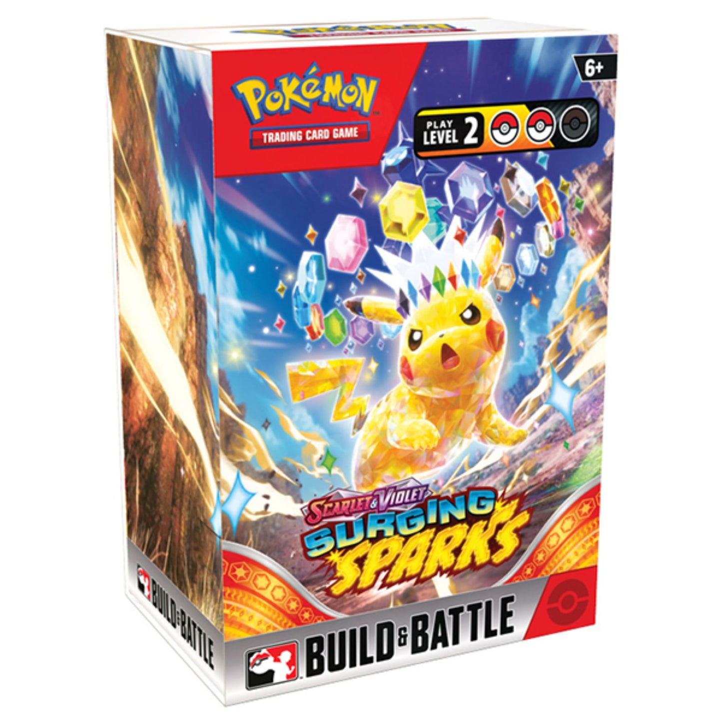 Pokemon Scarlet & Violet Surging Sparks Build & Battle Box - Trading Card Market