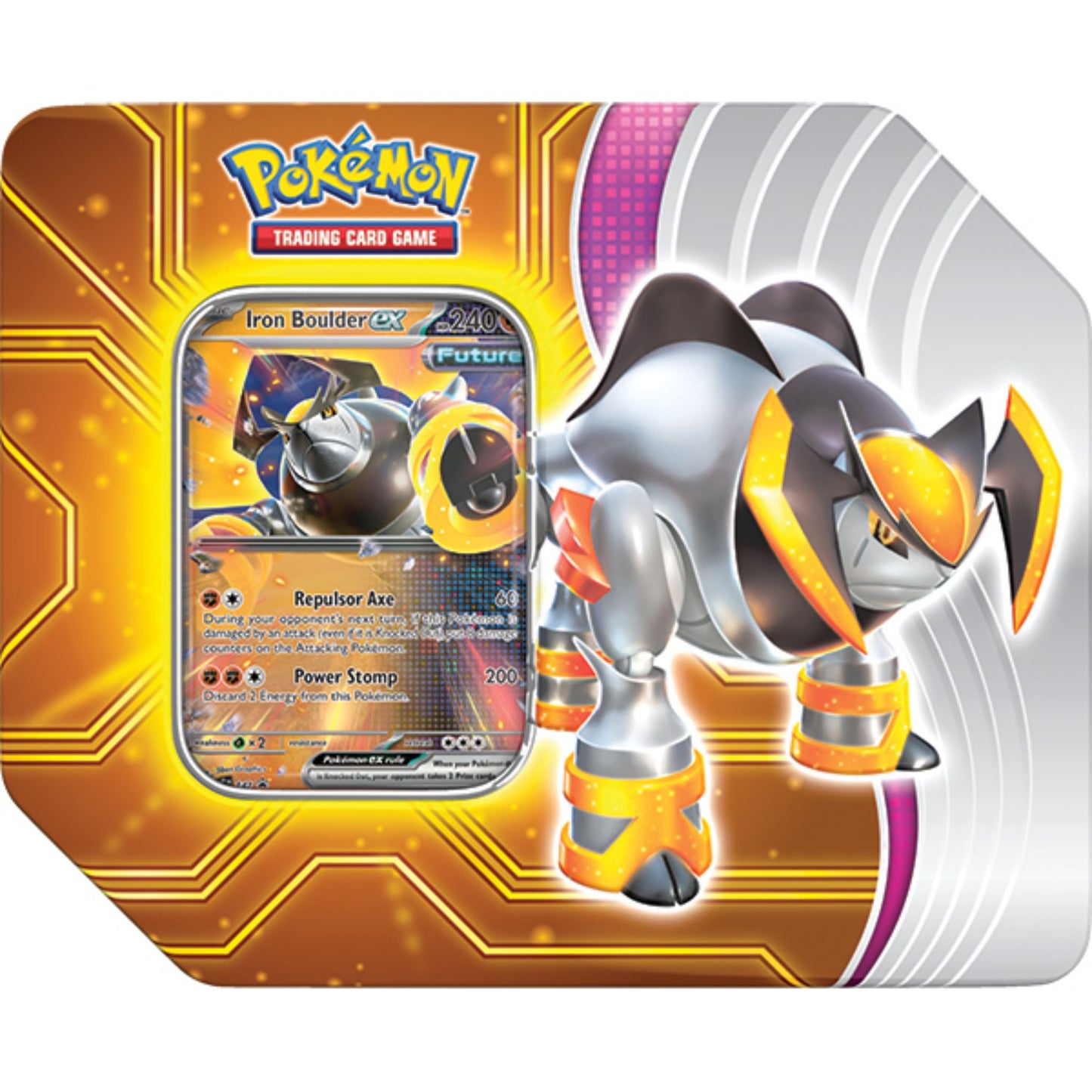 Pokemon Trading Card Game: Paradox Destinies Tin - Iron Crown ex