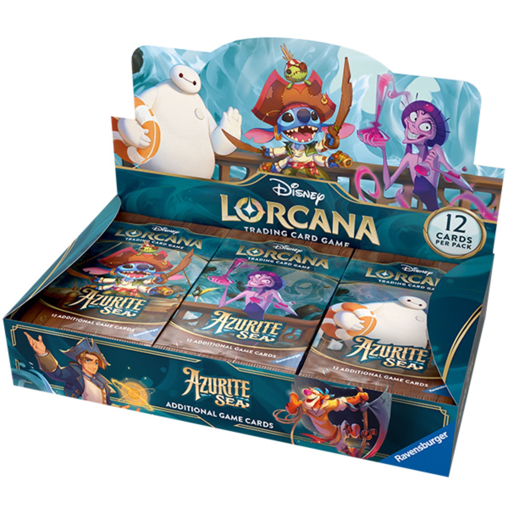 Disney Lorcana Azurite Sea Booster Box – Trading Card Market