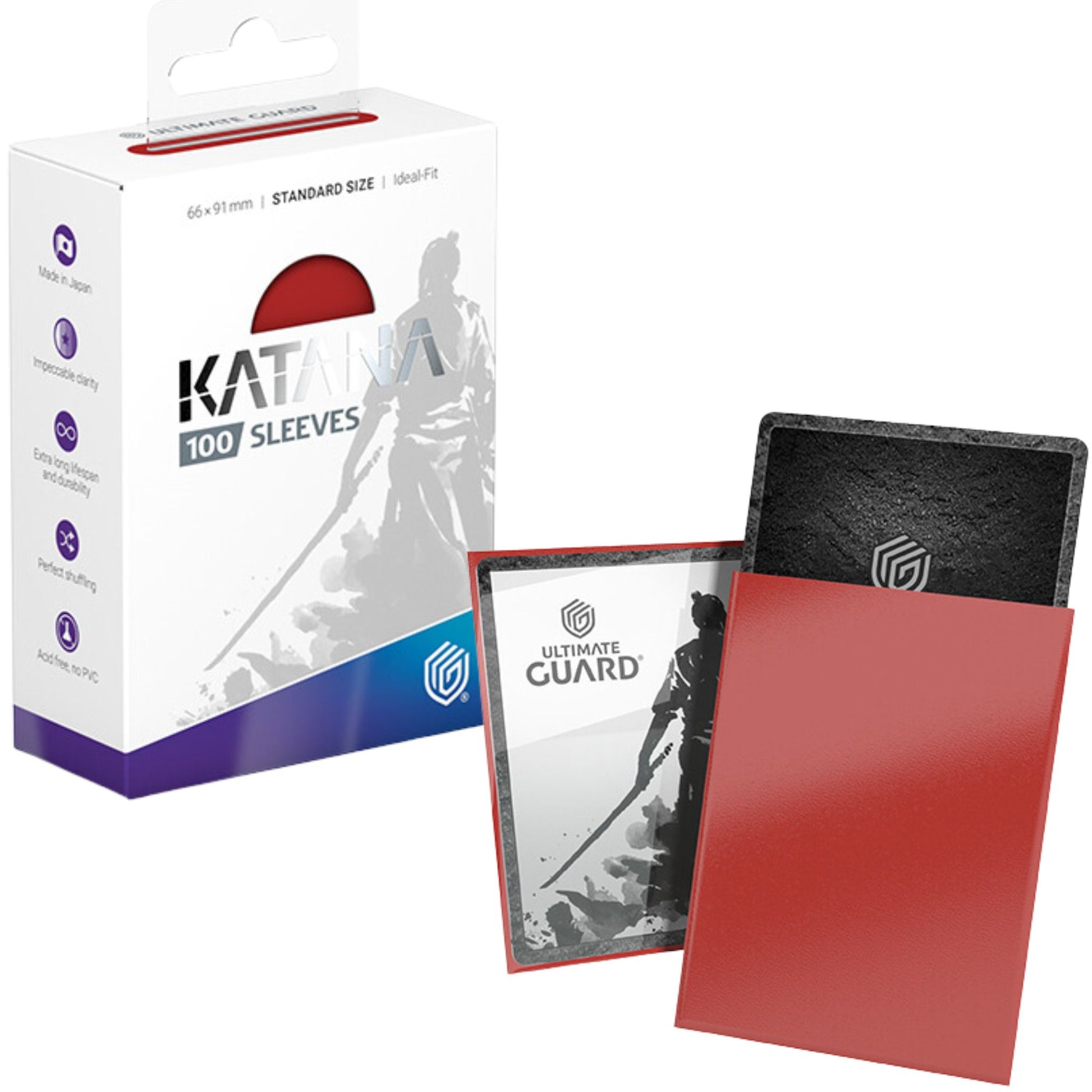 Ultimate Guard Sleeves Katana Standard Size Rising Sun Ultimate Guard Sleeves Katana Standard Size Rising Sun