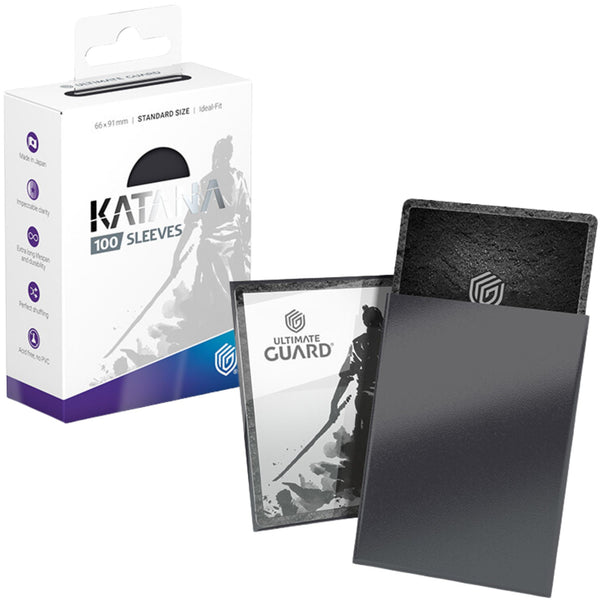 Ultimate Guard Card Sleeves Katana Standard Size Obsidian Shard – Trading  Card Market