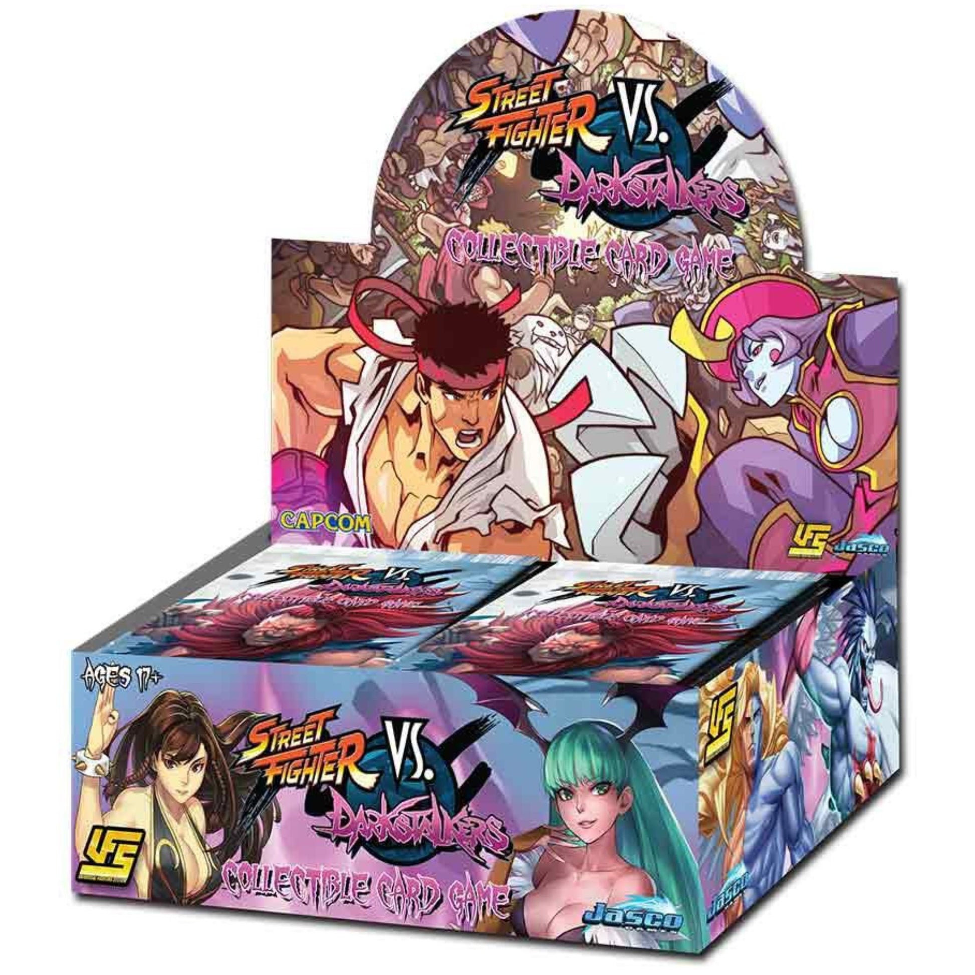 Jasco UFS Street Fighter vs. Darkstalkers Booster Box Jasco UFS Street Fighter vs. Darkstalkers Booster Box