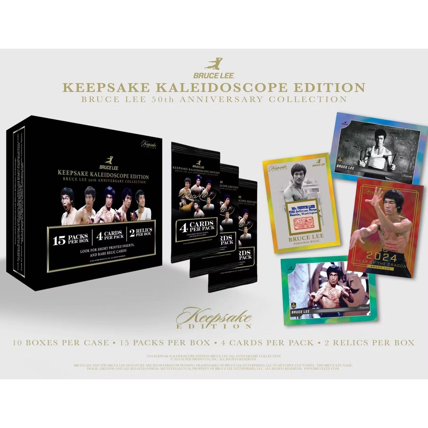 2024 Keepsake Bruce Lee 50th Anniversary Collection Kaleidoscope Editi –  Trading Card Market