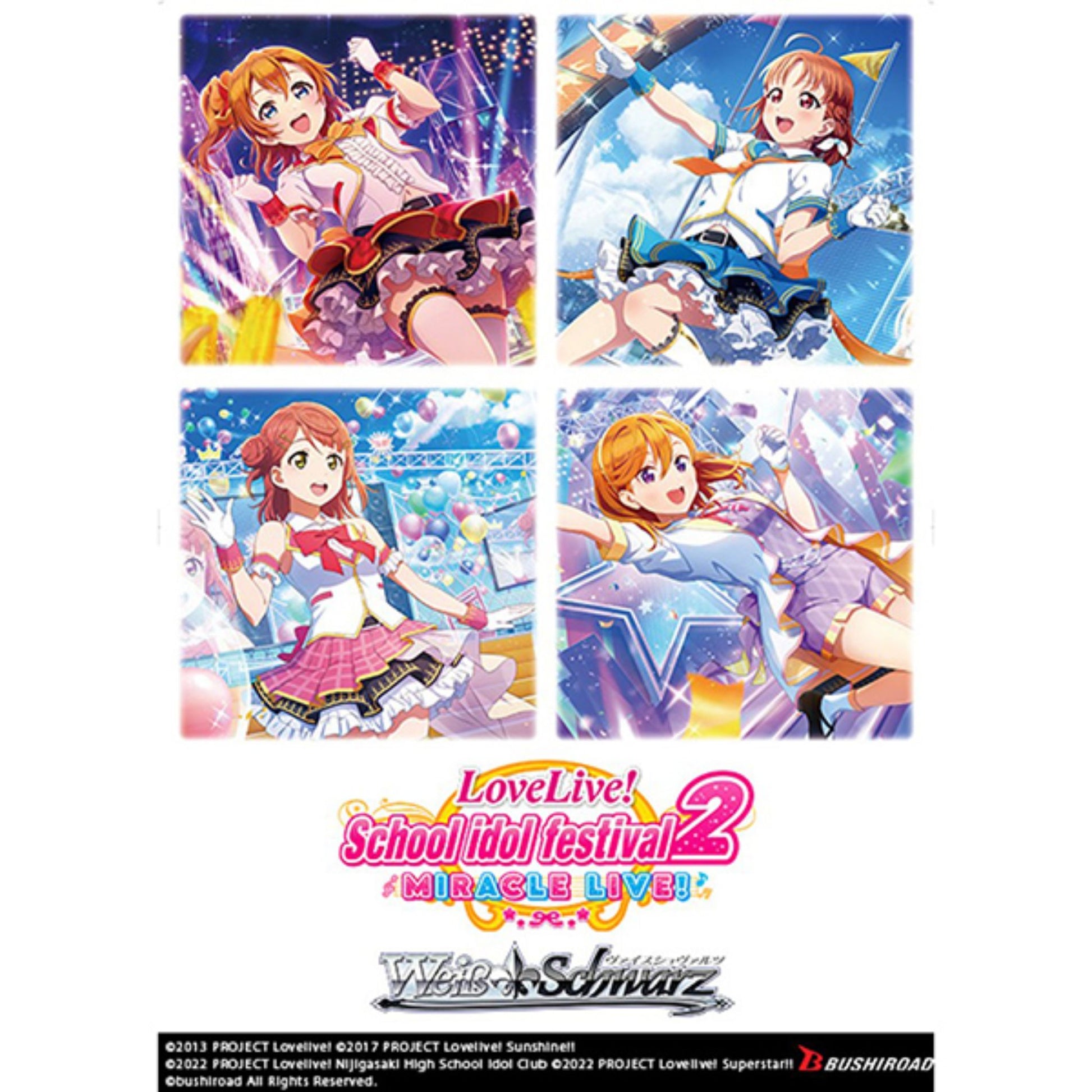 Weiss Schwarz: Love Live School Idol Festival 2 - Miracle Live Booster Box Weiss Schwarz: Love Live School Idol Festival 2 - Miracle Live Booster Box