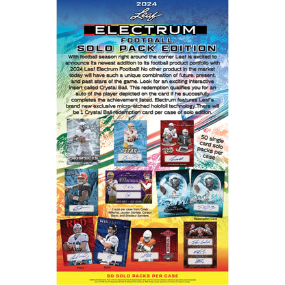 2024 Leaf Electrum Football Solo Edition Pack