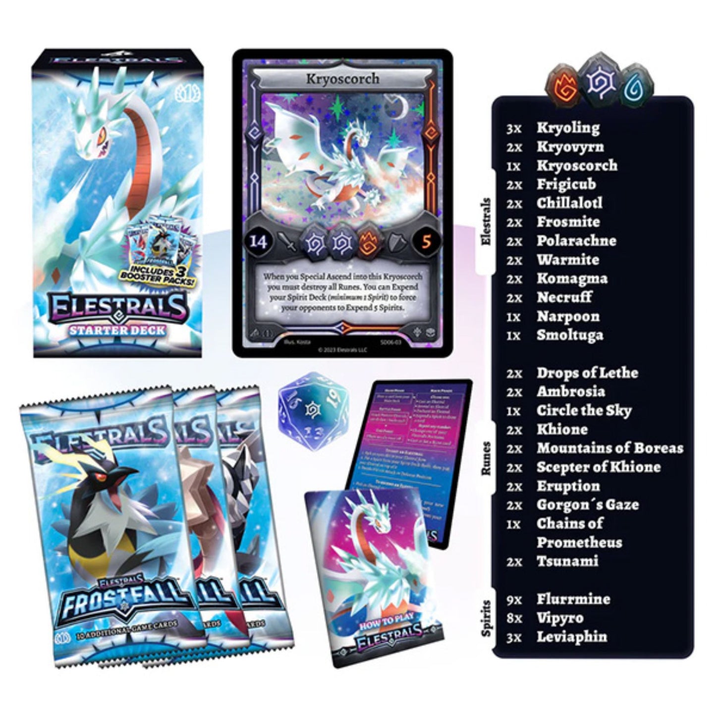 Elestrals Frostfall Starter Deck Kryoscorch - Trading Card Market