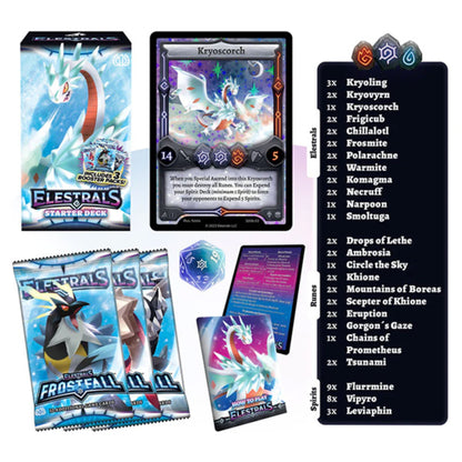 Elestrals Frostfall Starter Deck Kryoscorch - Trading Card Market