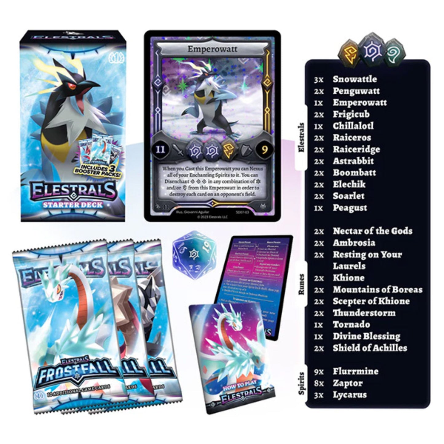 Elestrals Frostfall Starter Deck Emperowatt - Trading Card Market