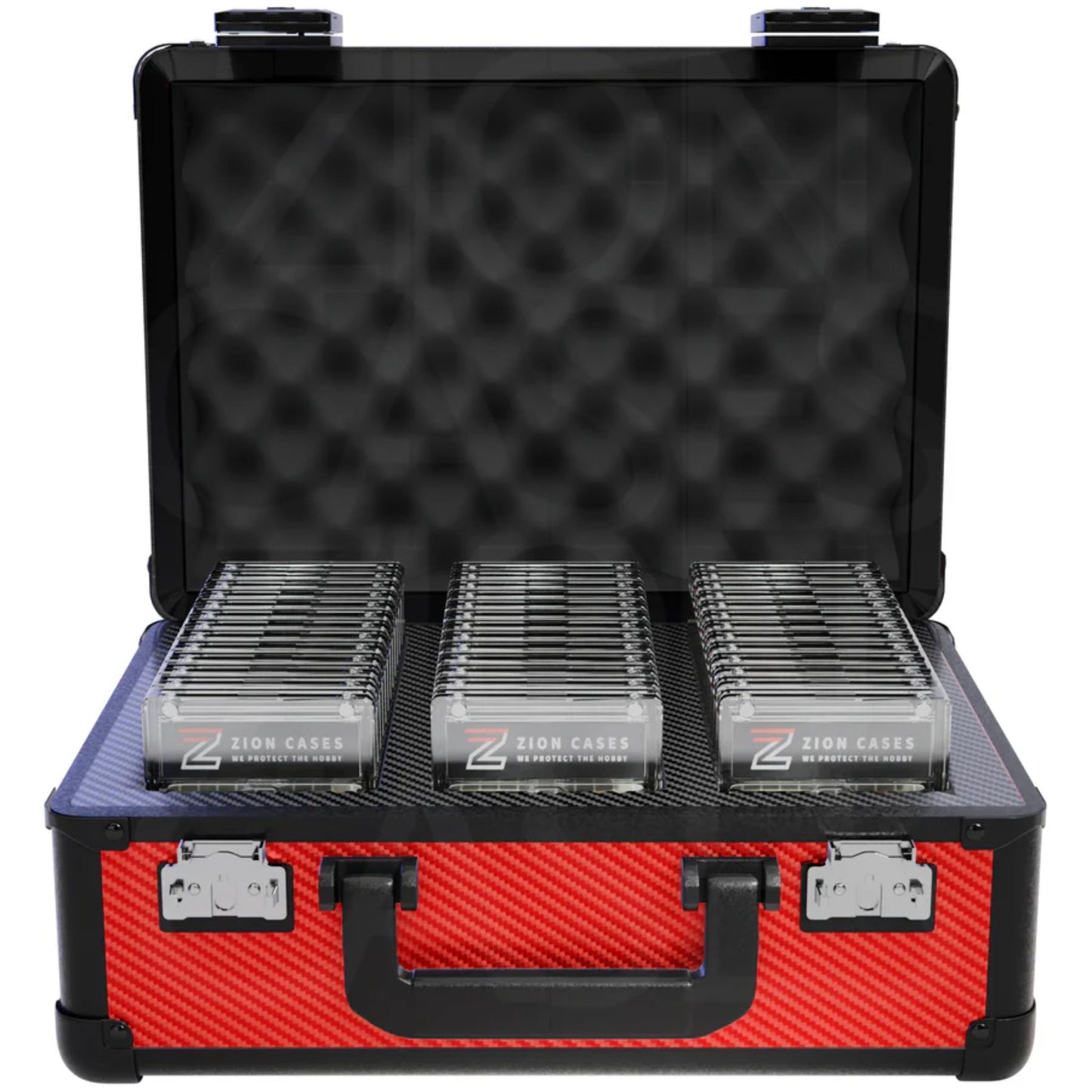 Zion Slab Case X (Carbon Fiber Red) - Trading Card Market