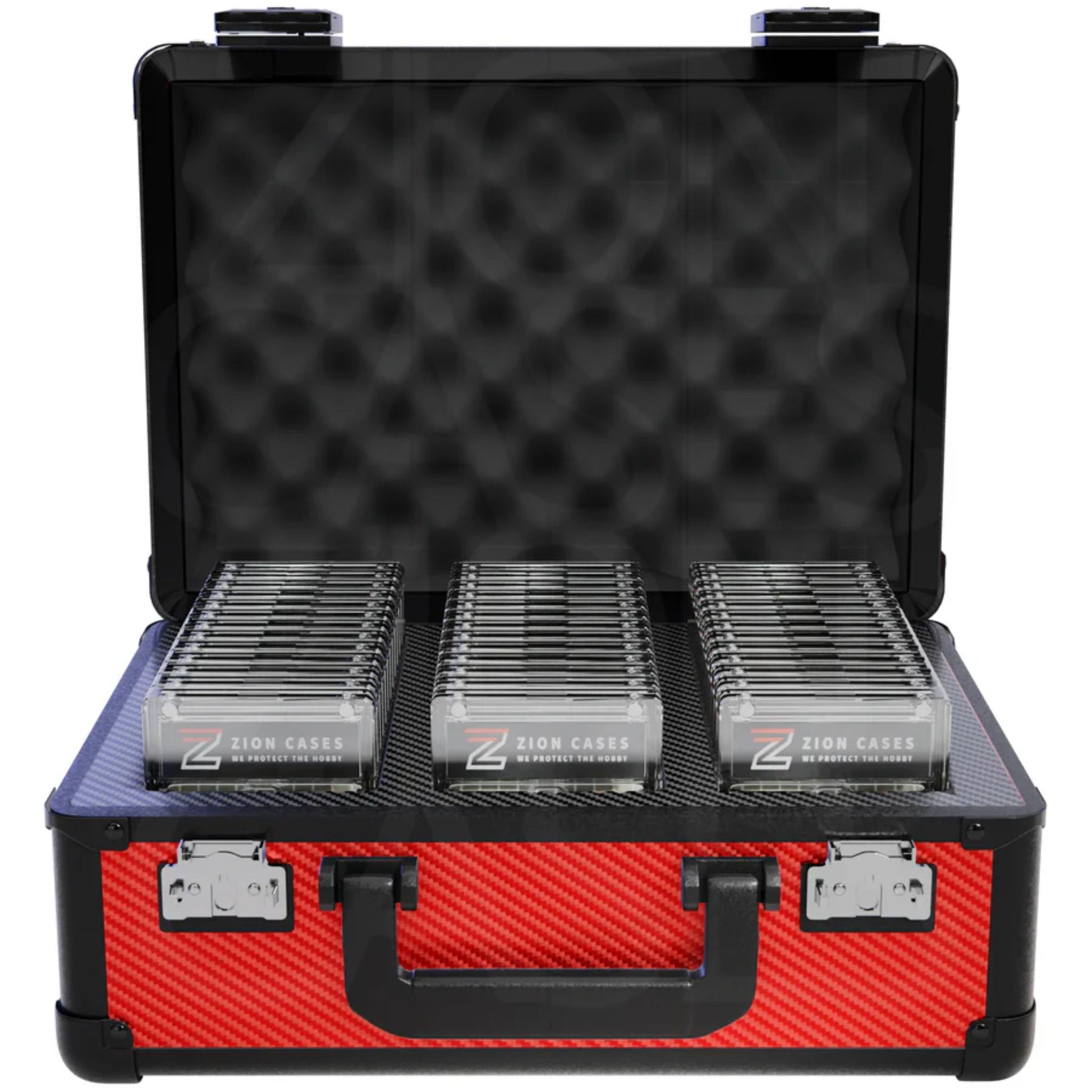 Zion Slab Case X (Carbon Fiber Red) - Trading Card Market