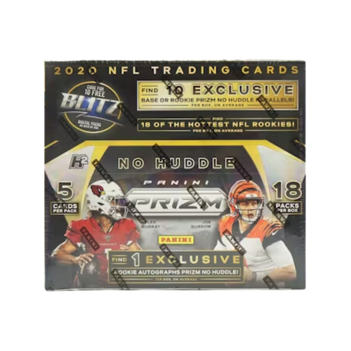2020 Panini Prizm No Huddle Football Box Trading Card Market