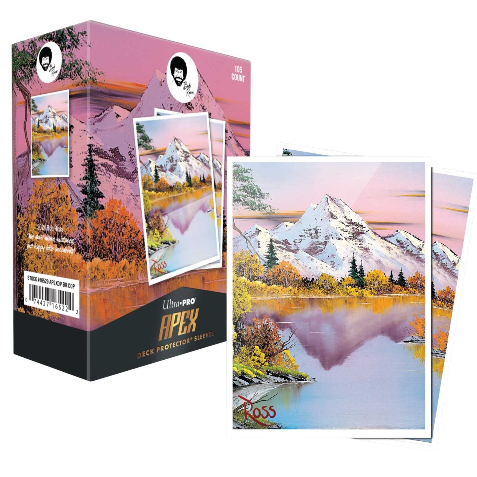 bob ross card sleeves Bob Ross Trading Cards (Inner Case of 12 Boxes) (Cardsmiths) main image 0