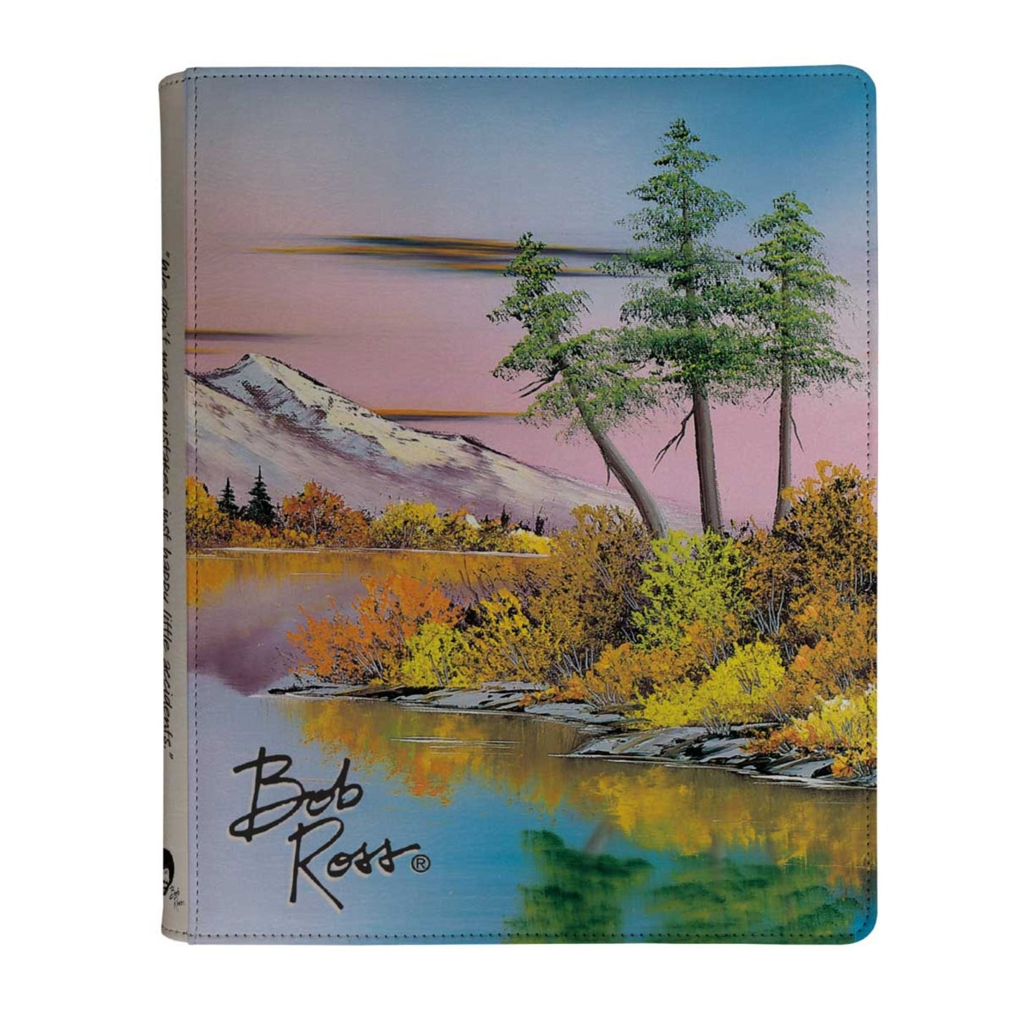 Ultra Pro 9 - Pocket Bob Ross Mighty Mountain Lake Zipped Binder - Trading Card Market