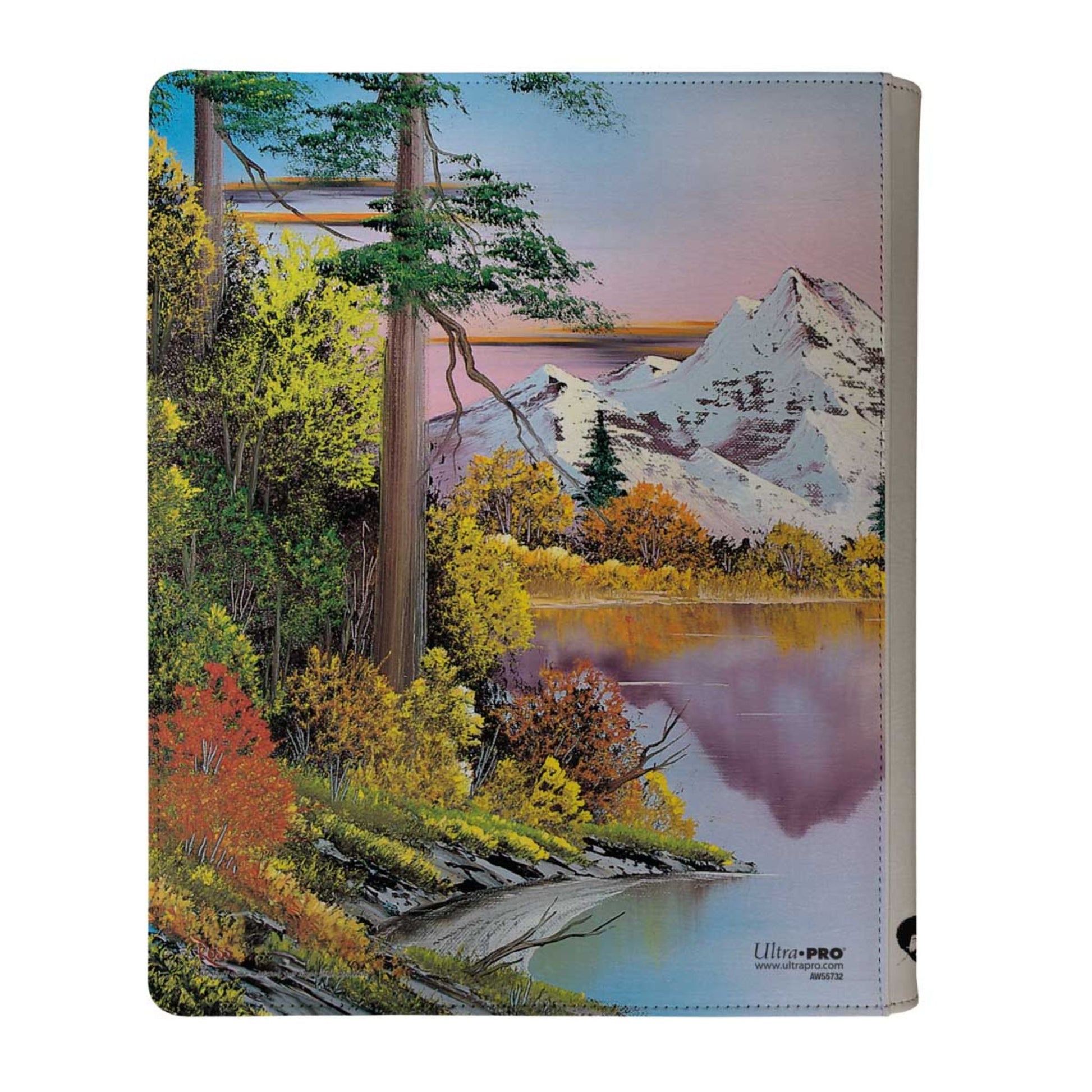 Ultra Pro 9 - Pocket Bob Ross Mighty Mountain Lake Zipped Binder - Trading Card Market