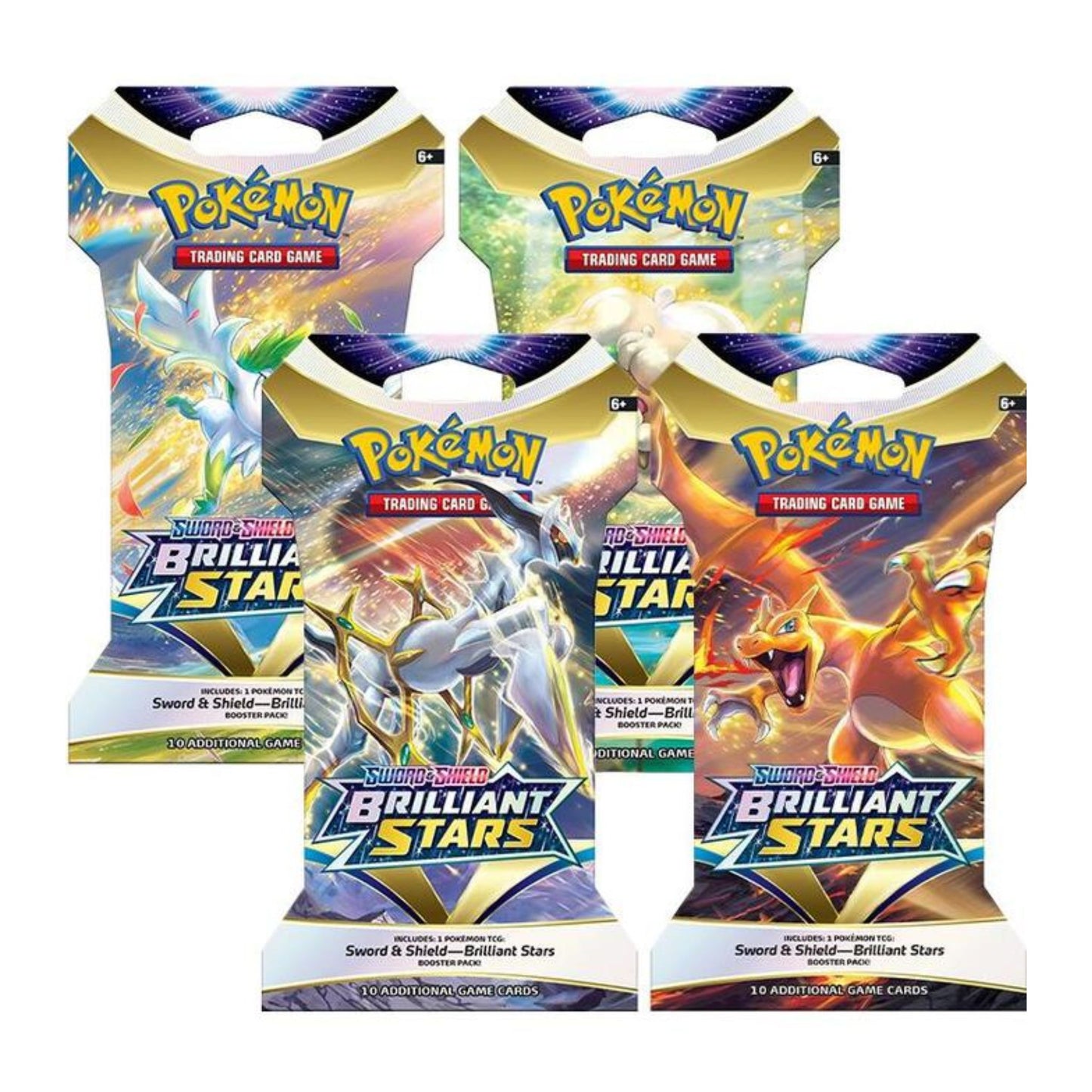 Pokemon Sword & Shield Brilliant Stars Sleeved Booster Pack