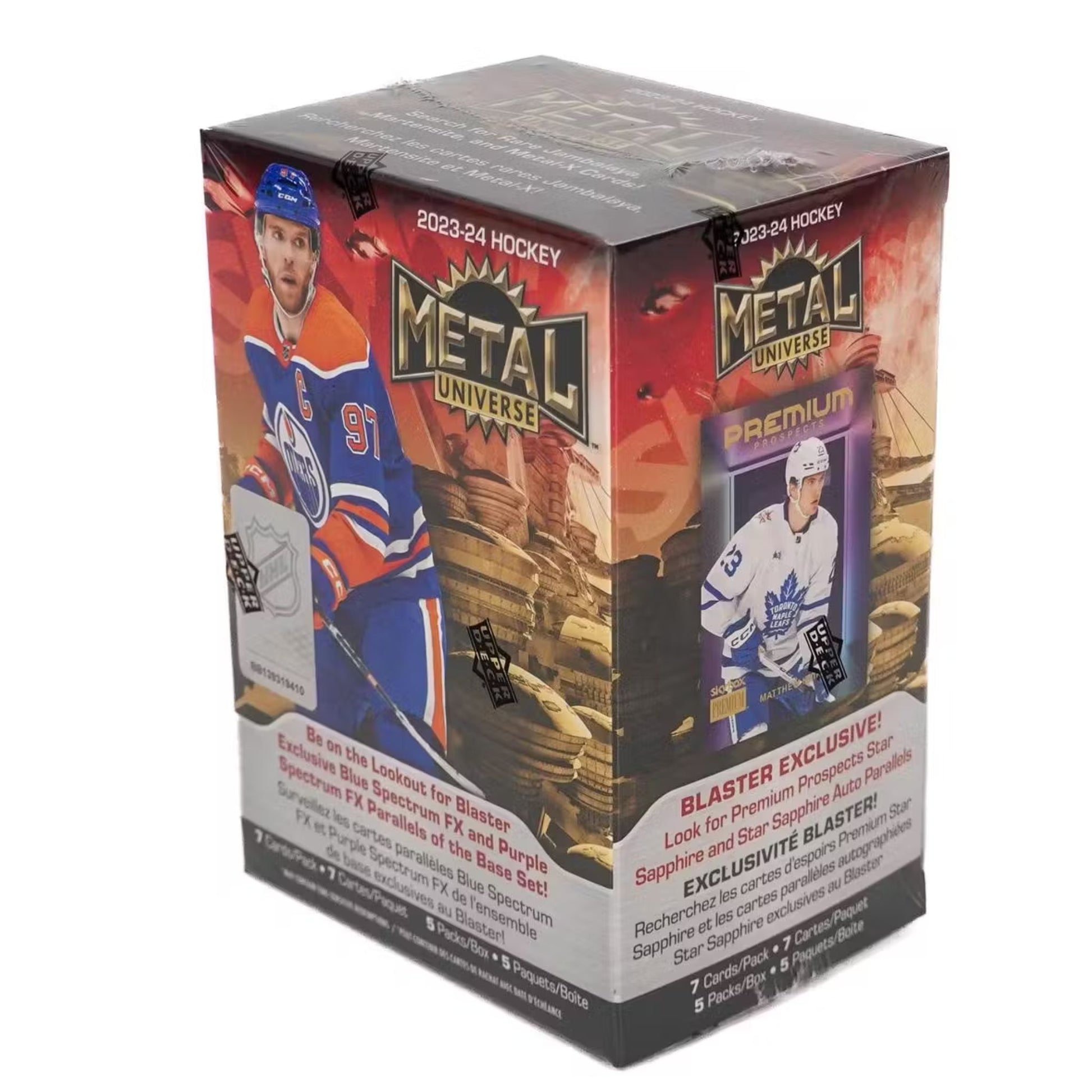 2023/24 Upper Deck Skybox Metal Universe Hockey Blaster Box - Trading Card Market