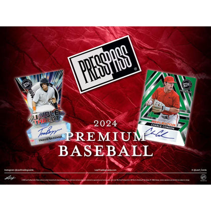 2024 Leaf Press Pass Premium Baseball Hobby Box - Trading Card Market