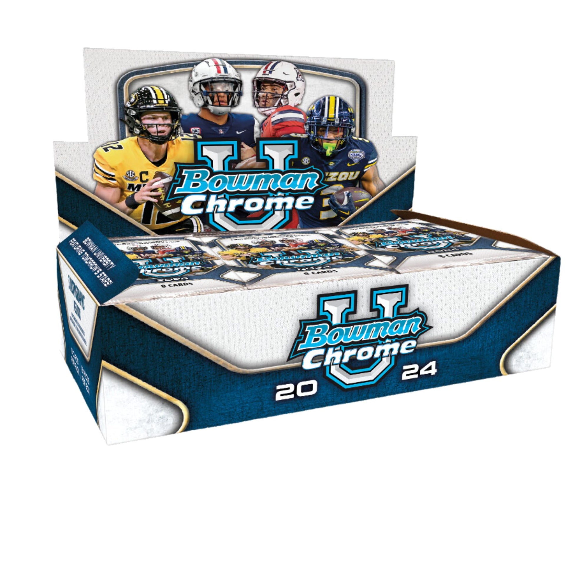 2024 Bowman Chrome University Football Jumbo Box - Trading Card Market