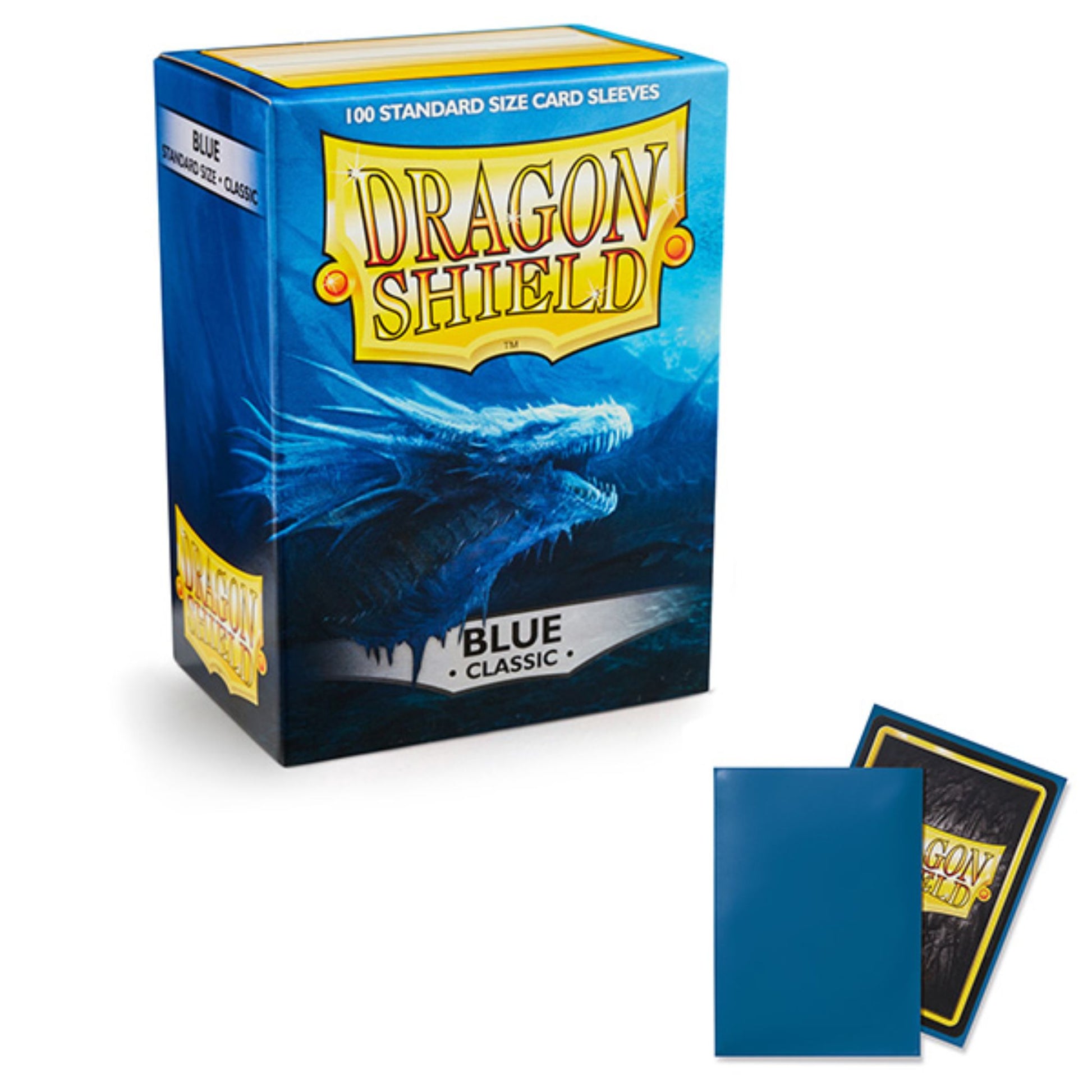 Dragon Shield Standard Classic Blue Sleeves - Trading Card Market