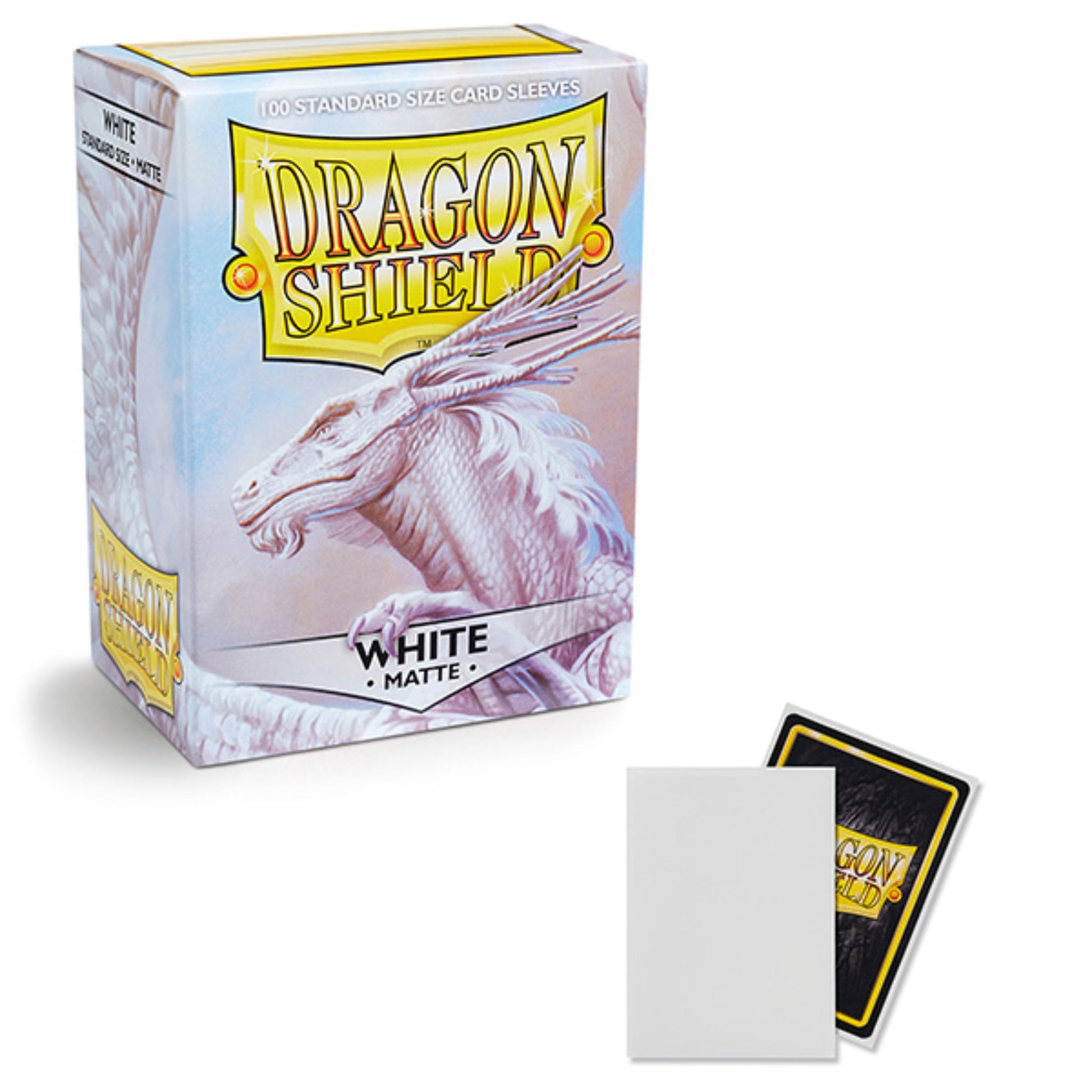 Dragon Shield Standard Matte White Sleeves Trading Card Market Dragon Shield Standard Matte White Sleeves Trading Card Market