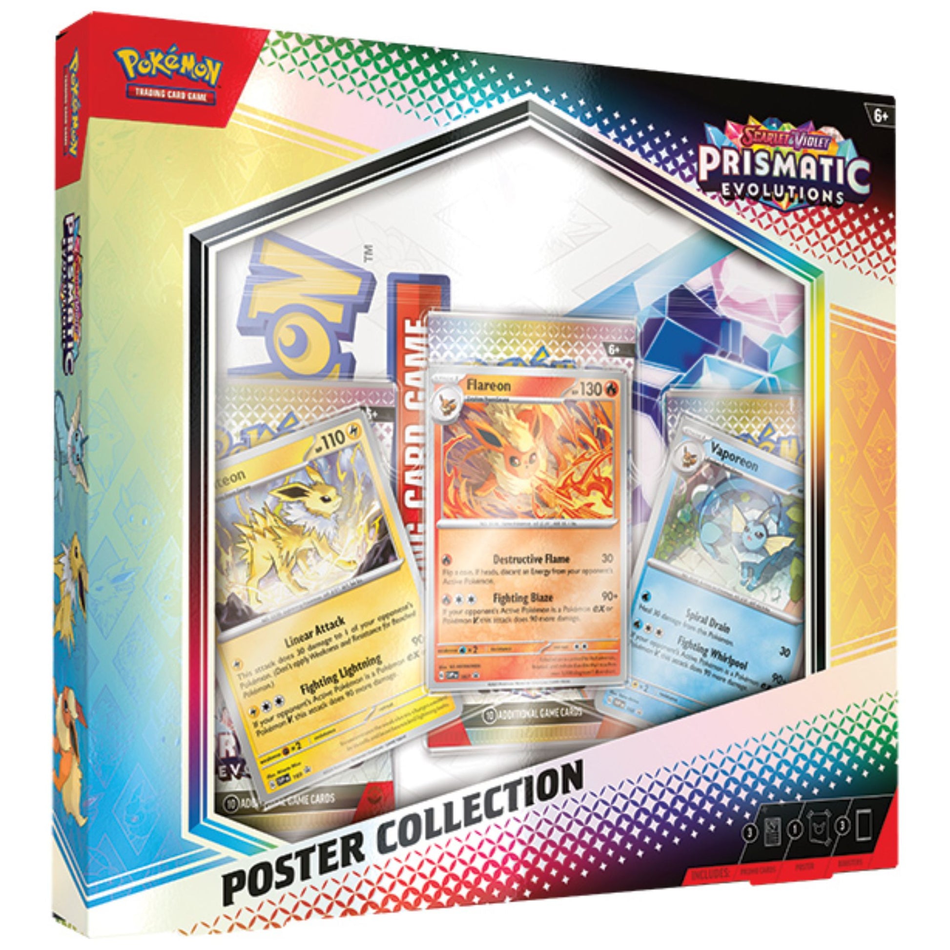 pokemon prismatic evolution booster box japanese Pokemon Scarlet & Violet Prismatic Evolutions Poster Collection – Trading Card Market