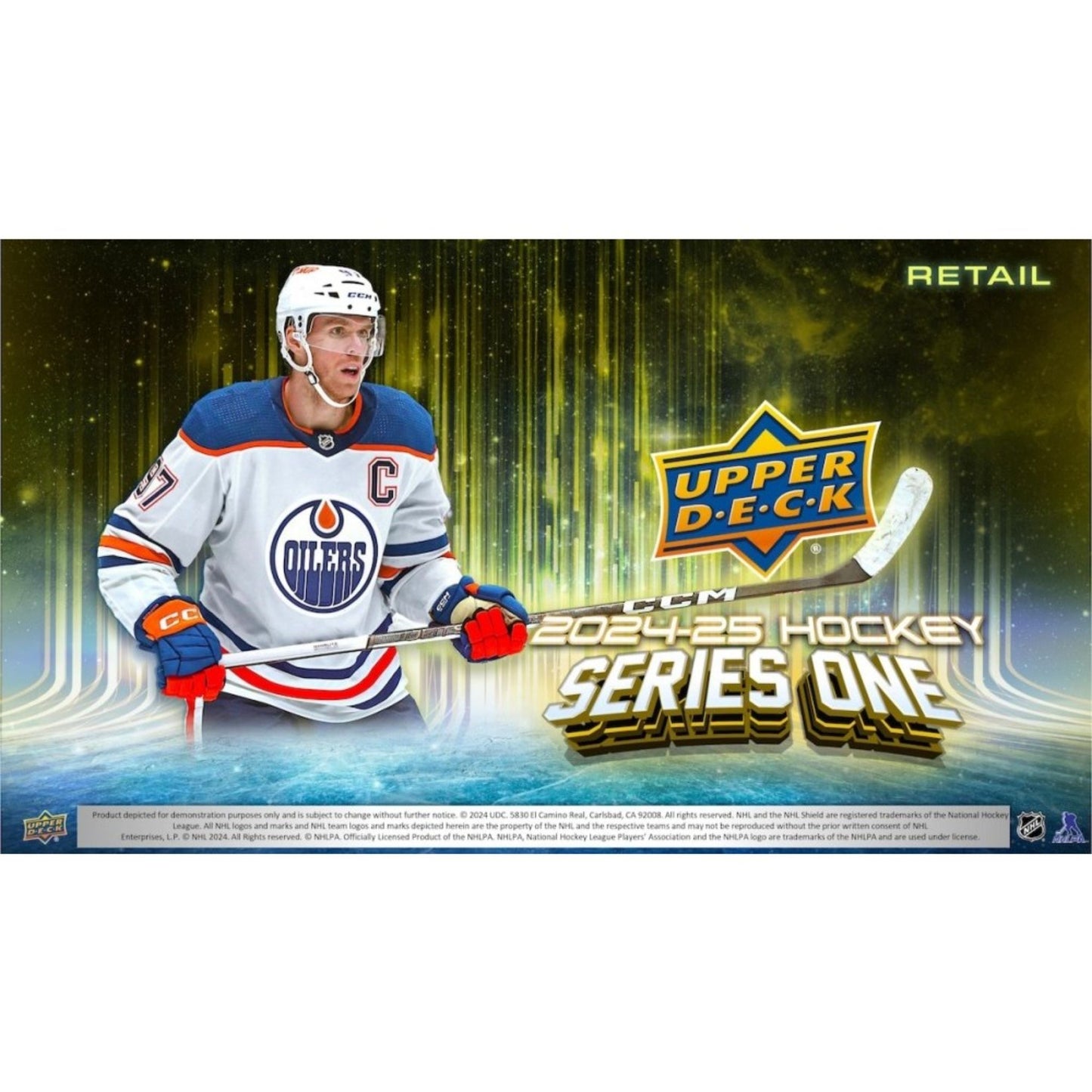 2024/25 Upper Deck Series 1 Hockey Gravity Feed Pack - Trading Card Market