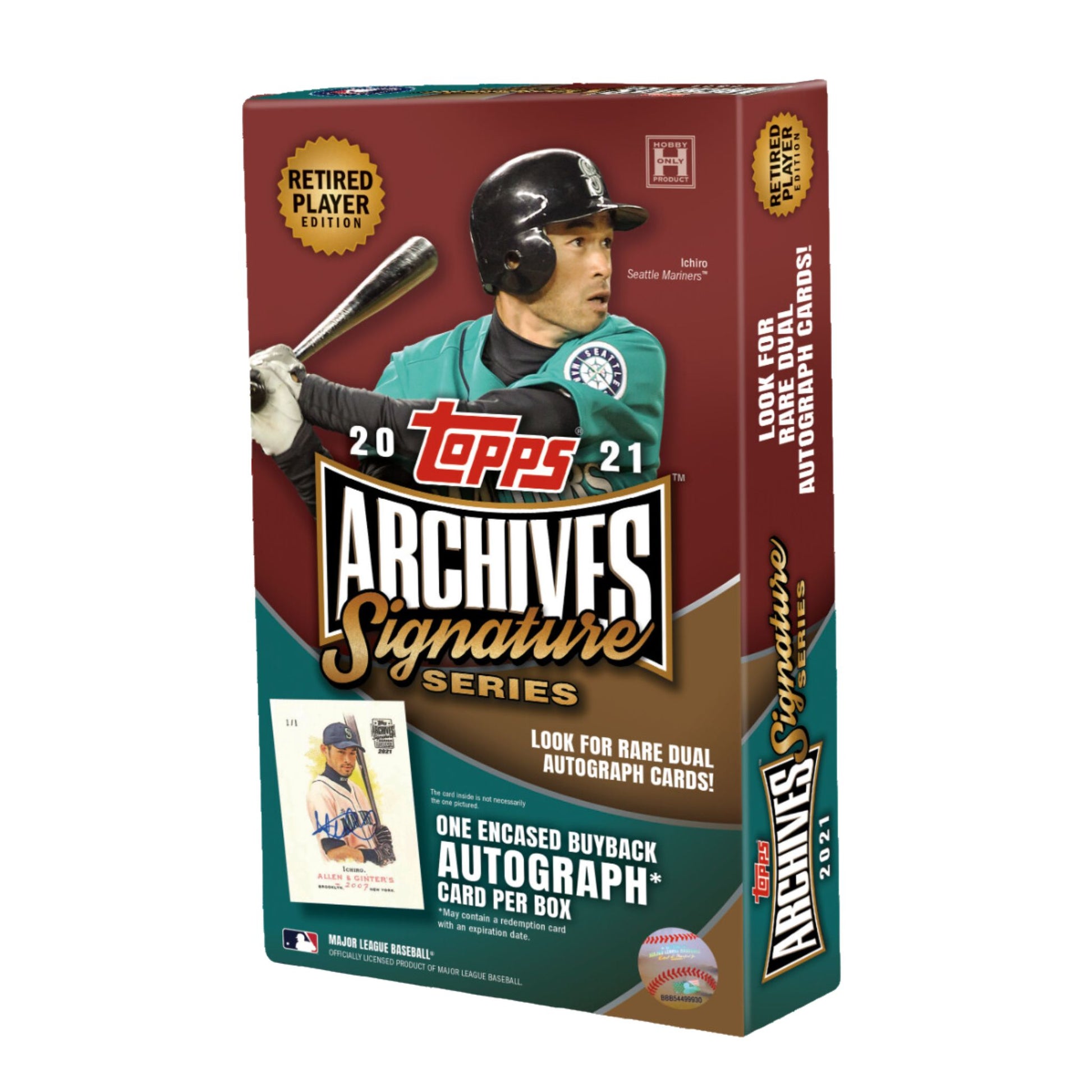 2021 Topps Archives Baseball Signature Series SEALED Hobby Box Retired Player