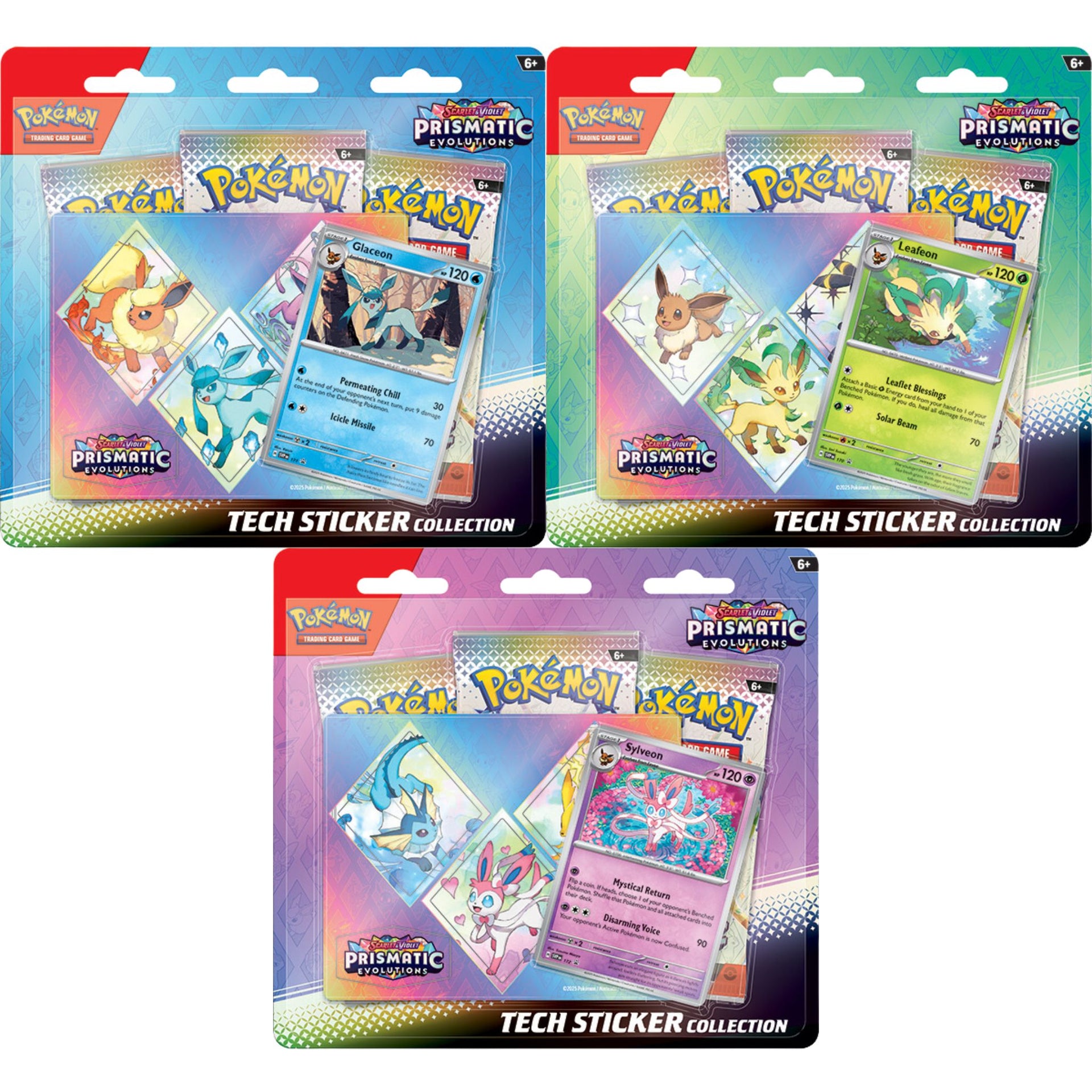 Pokemon Scarlet & Violet Prismatic Evolutions Tech Sticker Collection – Trading Card Market