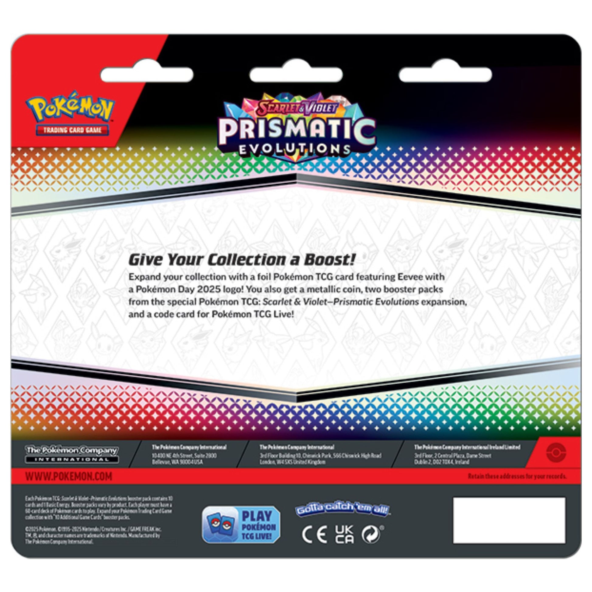 Pokemon Scarlet Violet Prismatic Evolutions 2-Pack Blister