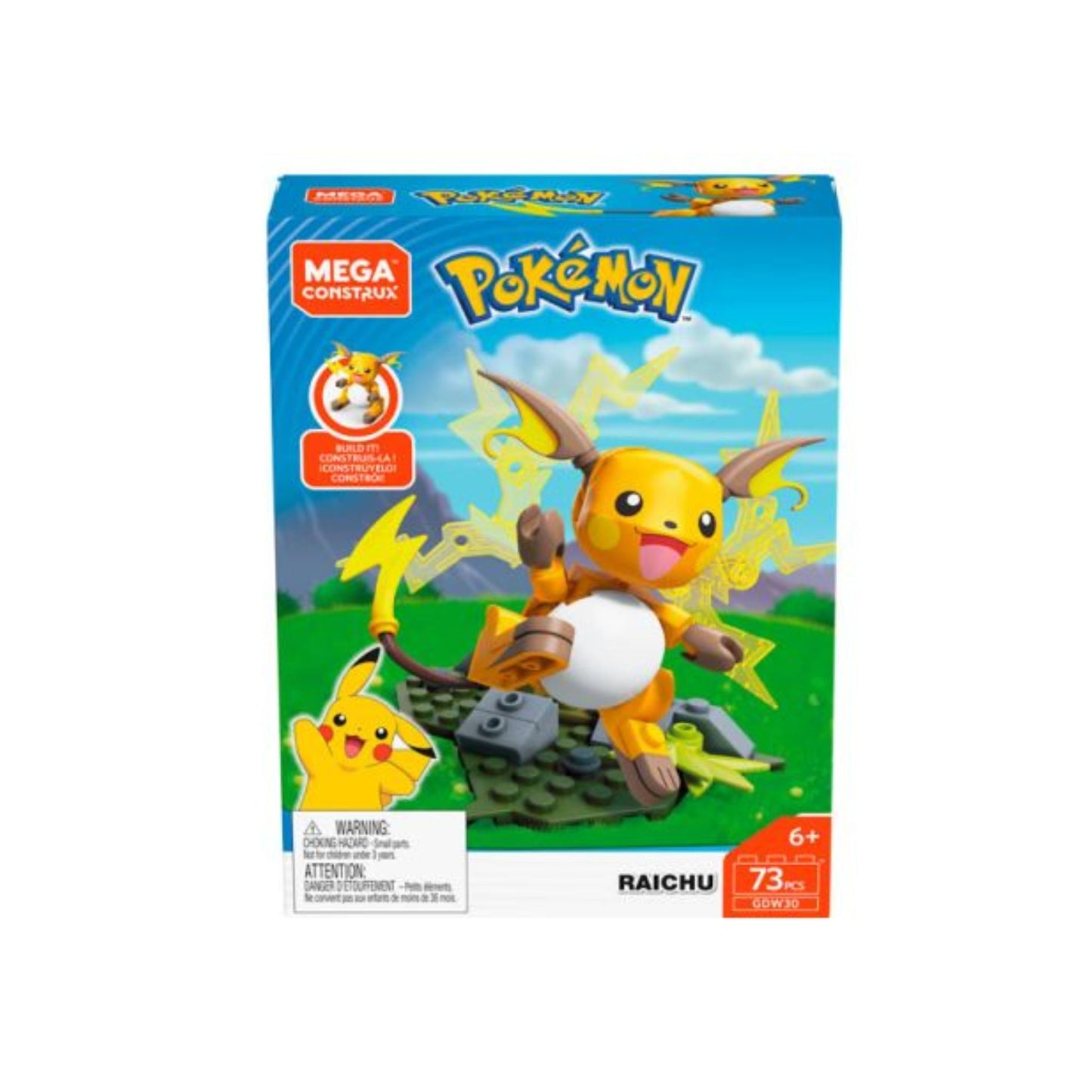 Mattle Mega Construx Pokemon Power Pack Raichu - Trading Card Market
