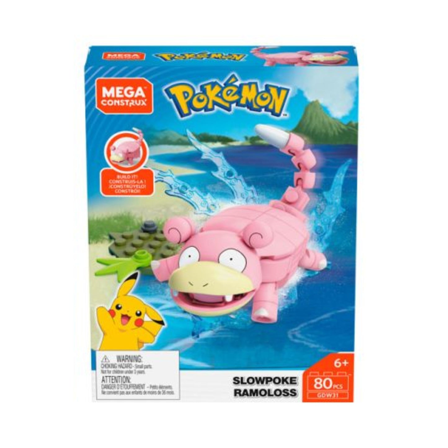 Mattle Mega Construx Pokemon Power Pack Slowpoke - Trading Card Market