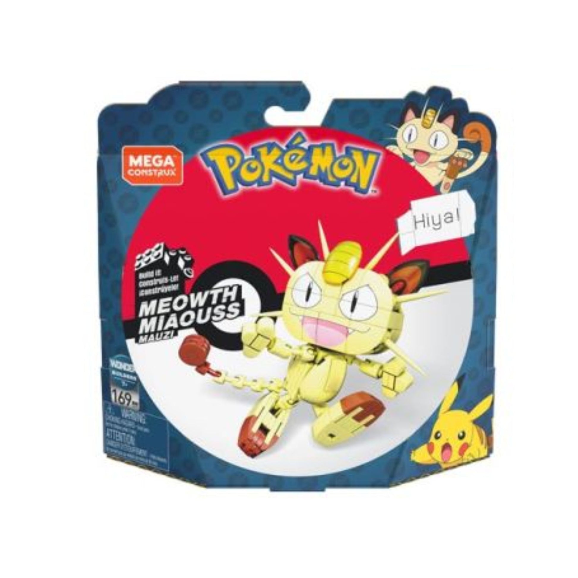 Mattel Mega Construx Pokemon Medium Meowth - Trading Card Market