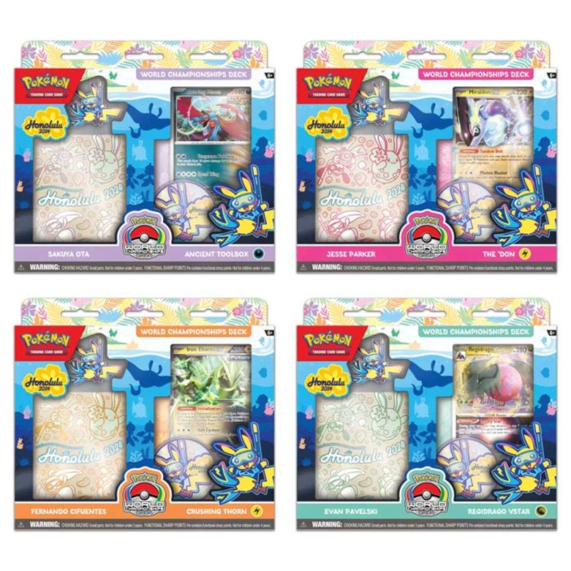 Pokemon 2024 World Championships Deck Display (4 Decks) - Trading Card Market