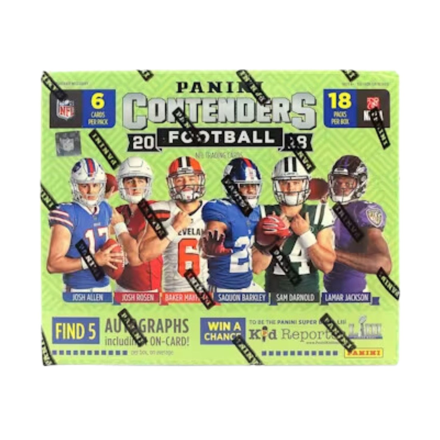 2018 Panini Contenders Football Hobby Box