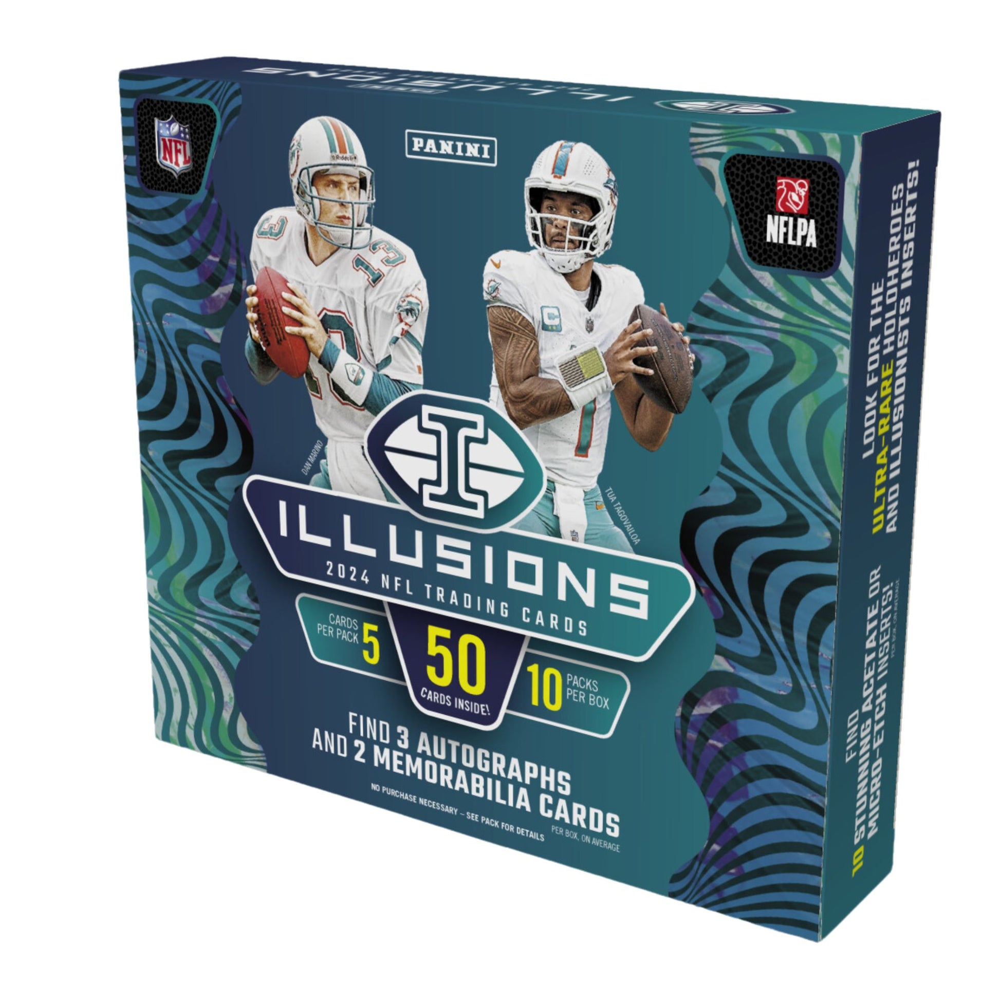 rare 2024 football cards Panini Illusions Football 2024 Hobby Box