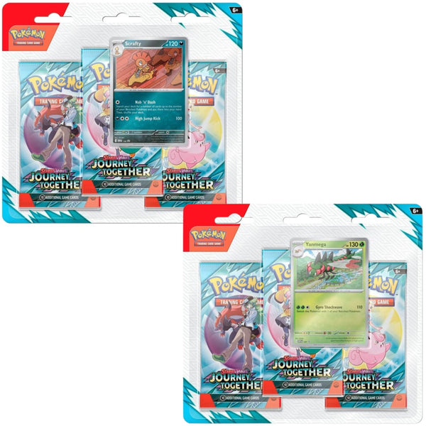 Pokemon Journey Together 3 Pack Blister