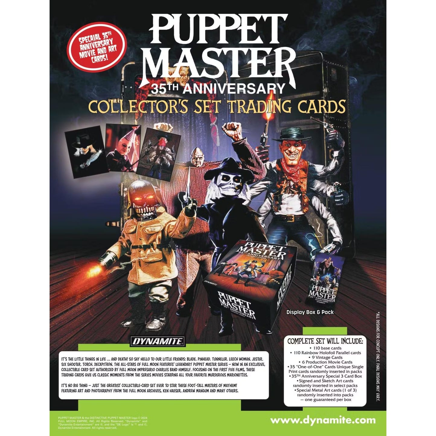 Puppet Master 35th Anniversary Collector Trading Card Hobby Box - Trading Card Market