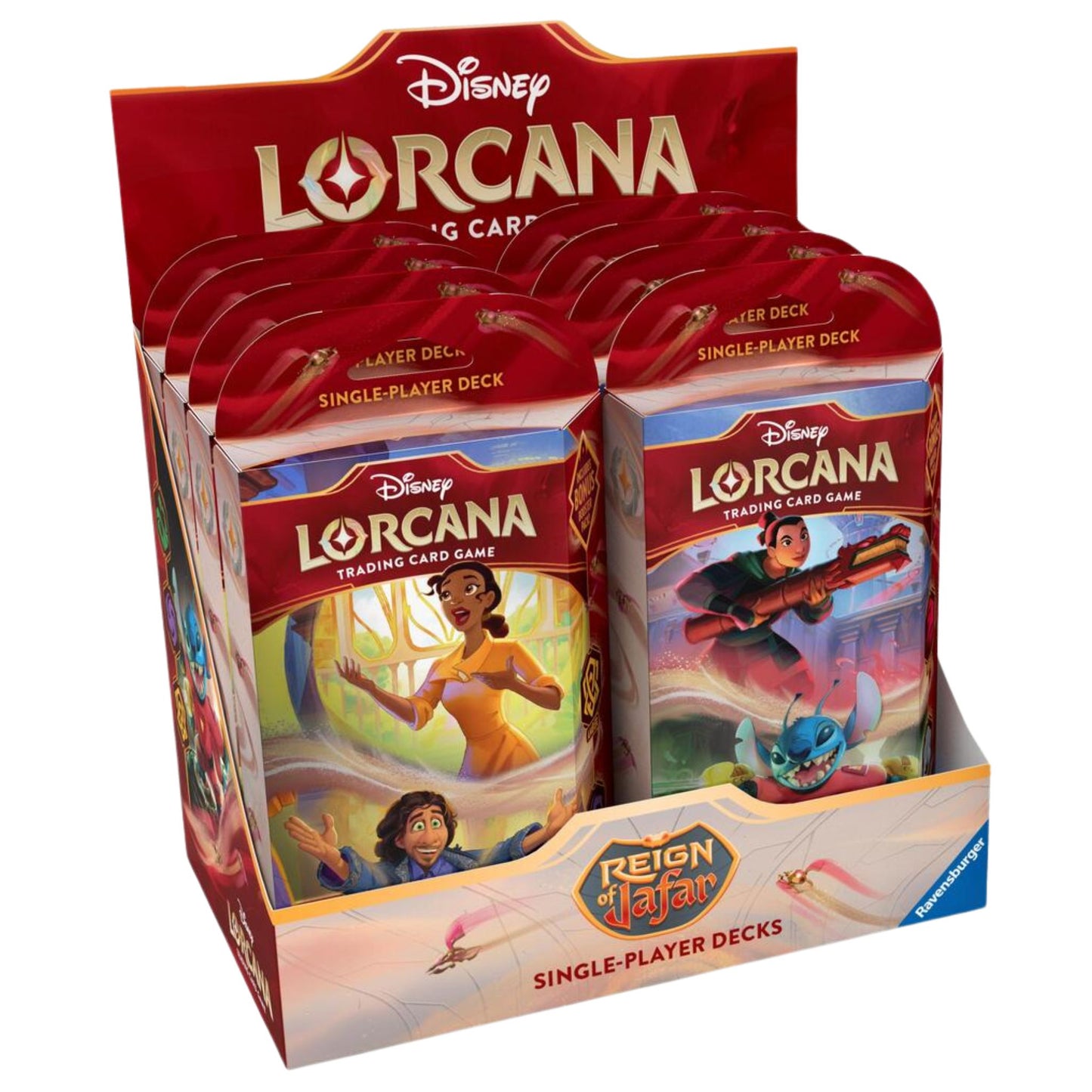 Disney Lorcana Reign of Jafar Starter Deck Display (8 Decks) - Trading Card Market
