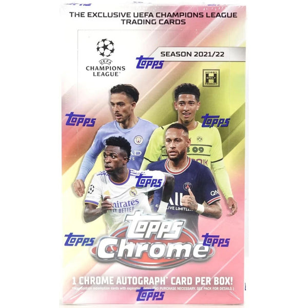 2021/22 Topps Chrome UEFA Champions League Soccer Hobby Box