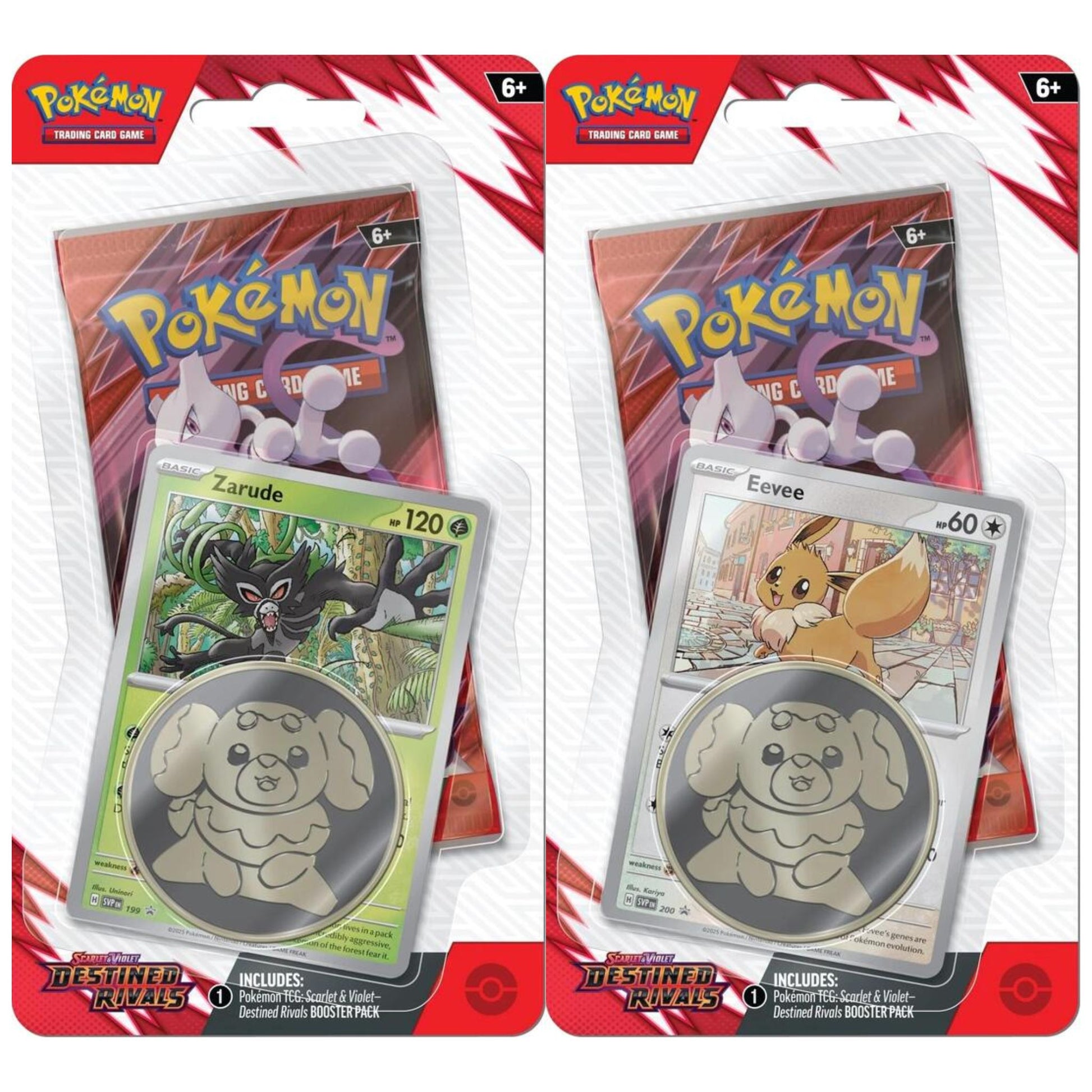 Pokemon Scarlet & Violet Destined Rivals Checklane Blister Pack - Trading Card Market