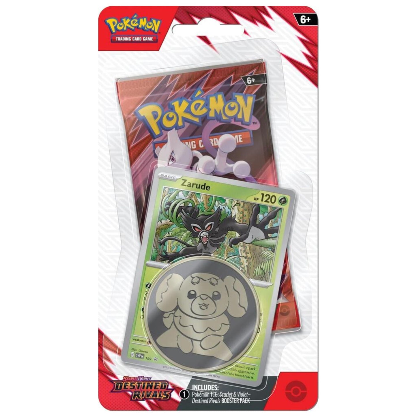 Pokemon Scarlet & Violet Destined Rivals Checklane Blister Pack - Trading Card Market
