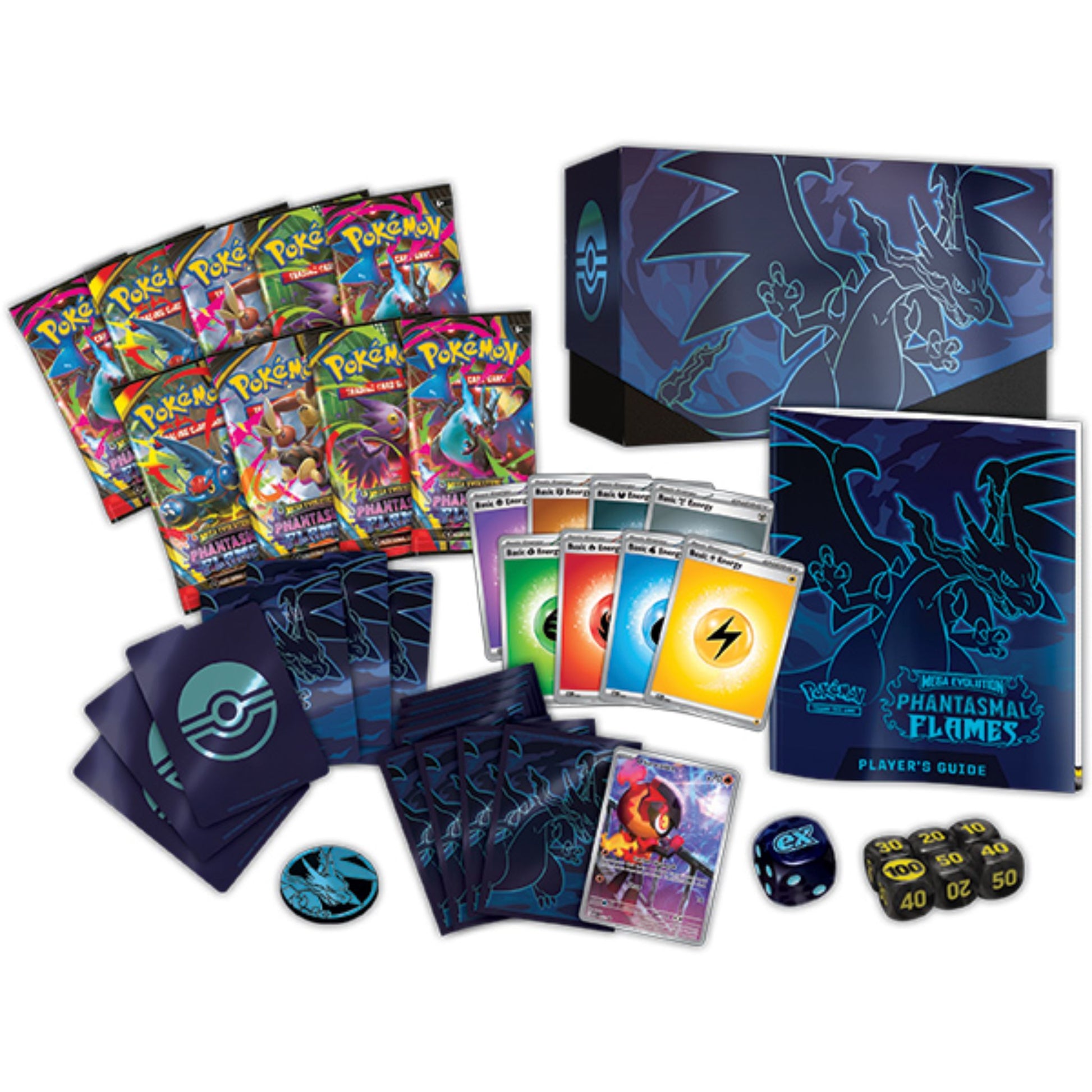 Pokemon Mega Evolution Phantasmal Flames Elite Trainer Box Trading Card Market Pokemon Mega Evolution Phantasmal Flames Elite Trainer Box Trading Card Market
