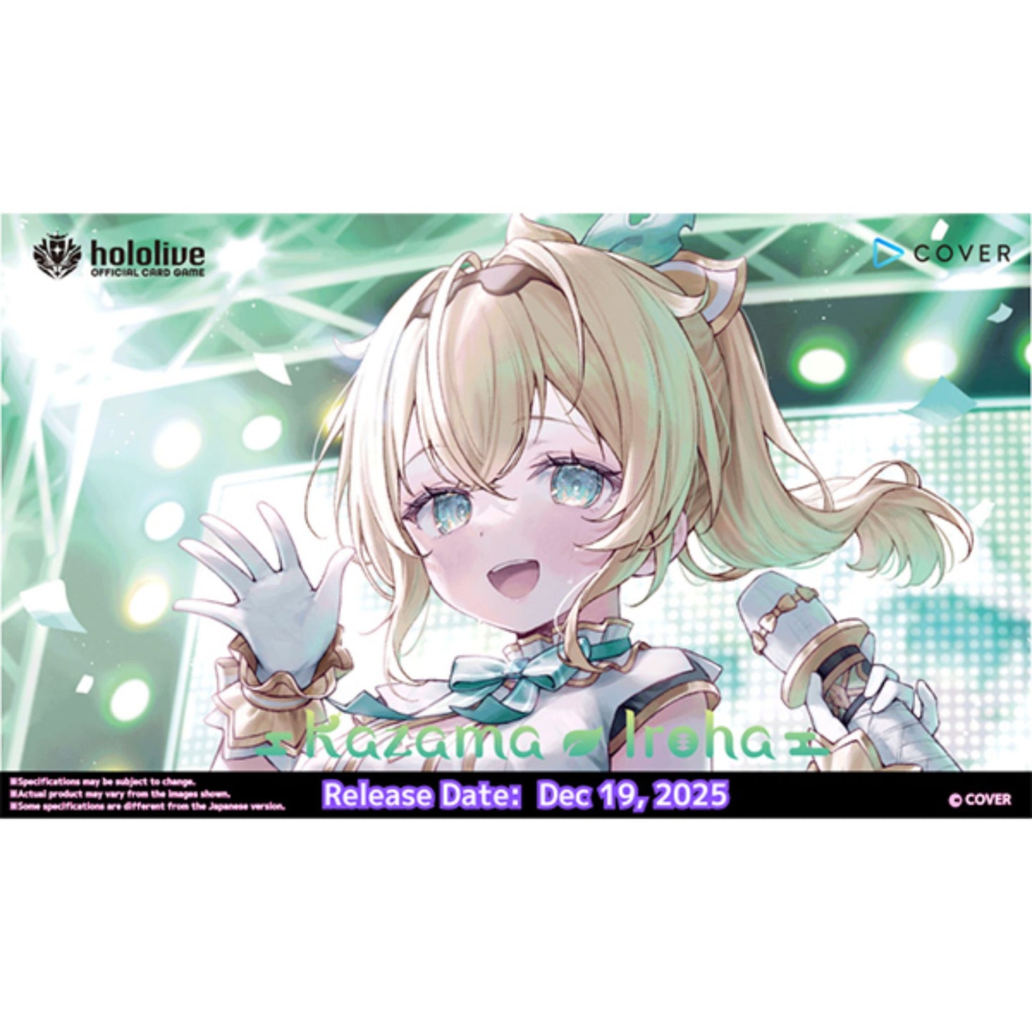 Hololive Kazama Iroha Start Deck Green (Presell) - Trading Card Market