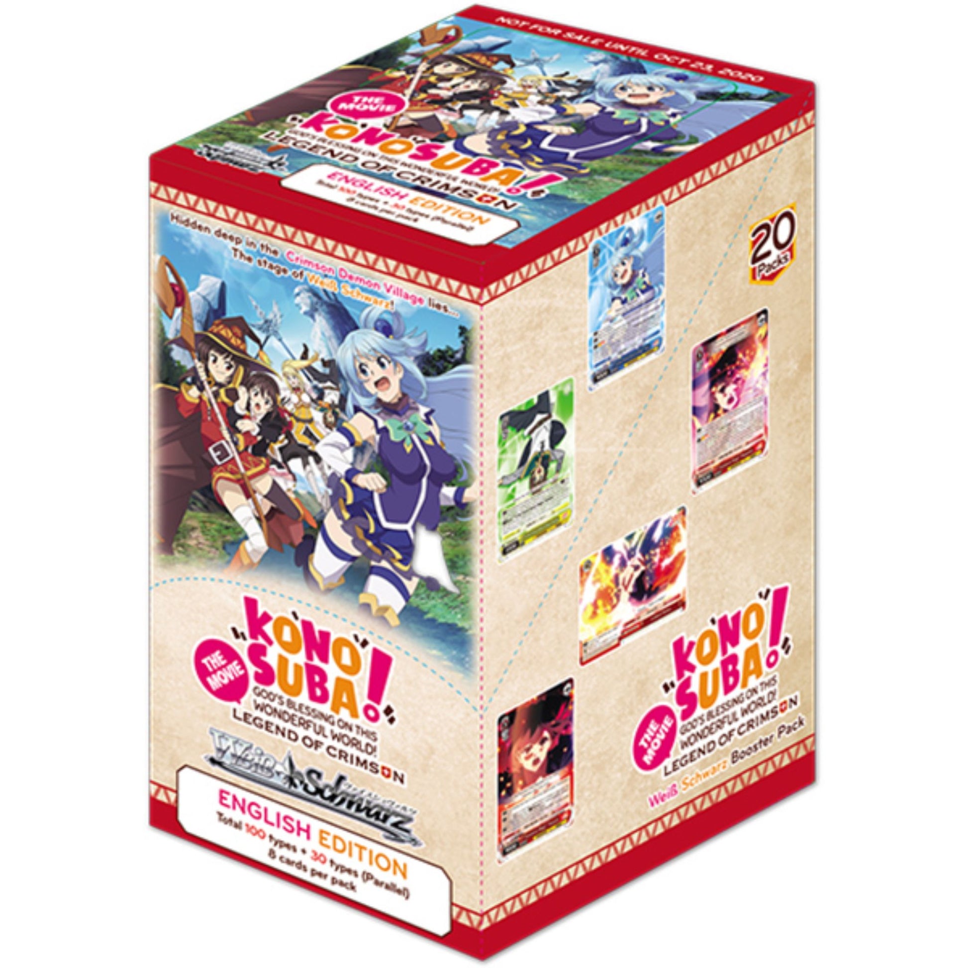 Weiss Schwarz Konosuba Legend of Crimson Booster Box (Wave 2) Weiss Schwarz Konosuba Legend of Crimson Booster Box (Wave 2)