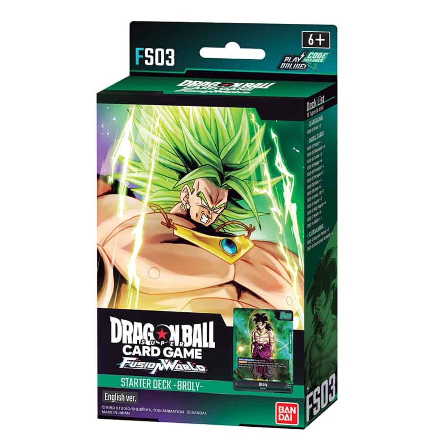 Dragon Ball Super Fusion World Broly Starter Deck