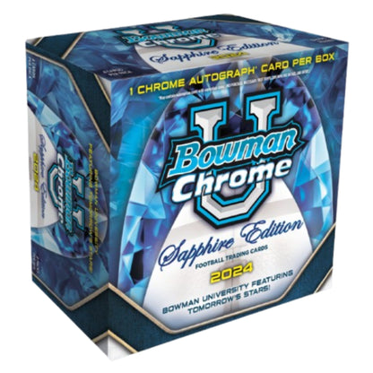 2024 Bowman University Chrome Football Sapphire Edition Box - Trading Card Market