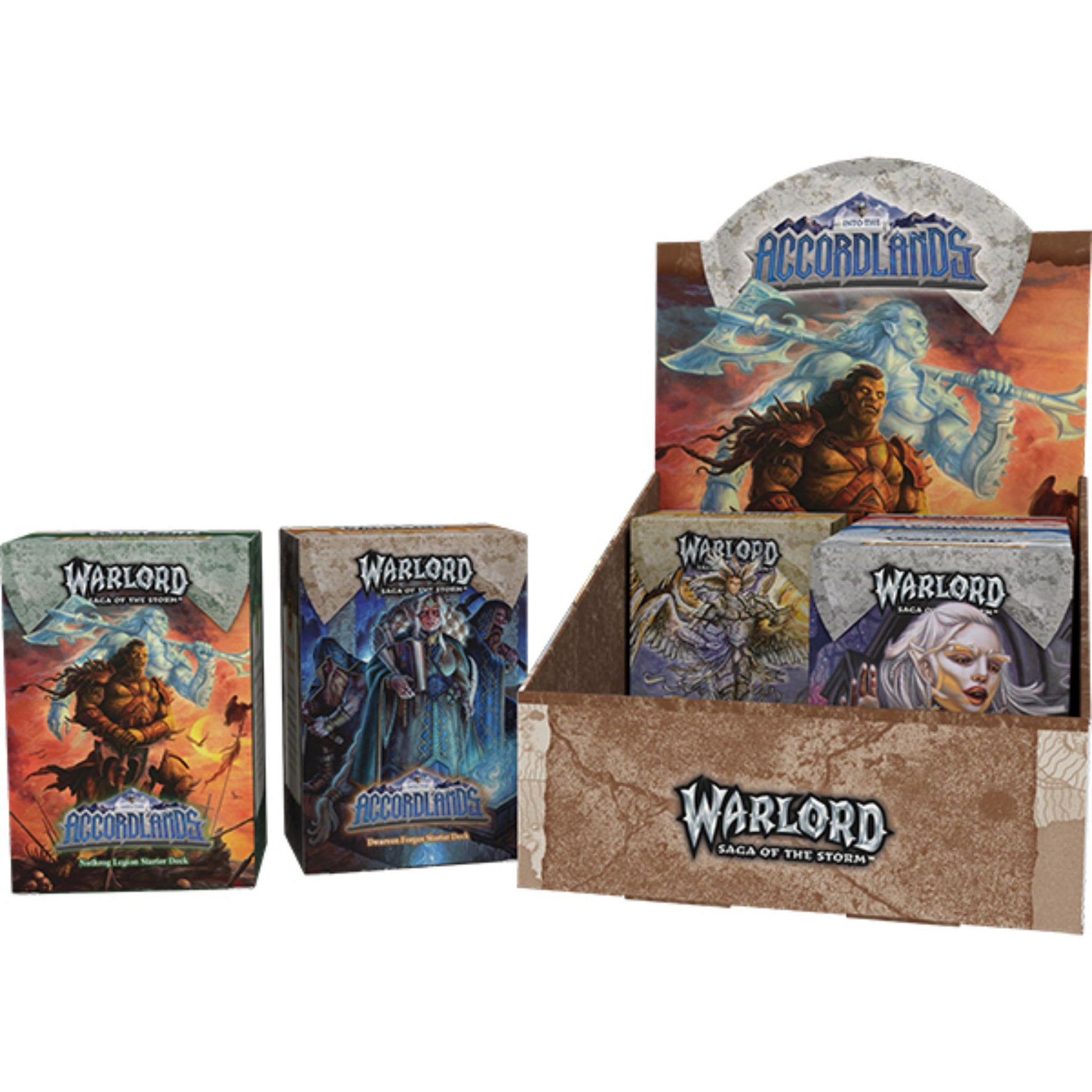 Warlord Saga of the Storm Into the Accordlands Starter Deck Display   Trading Card Market