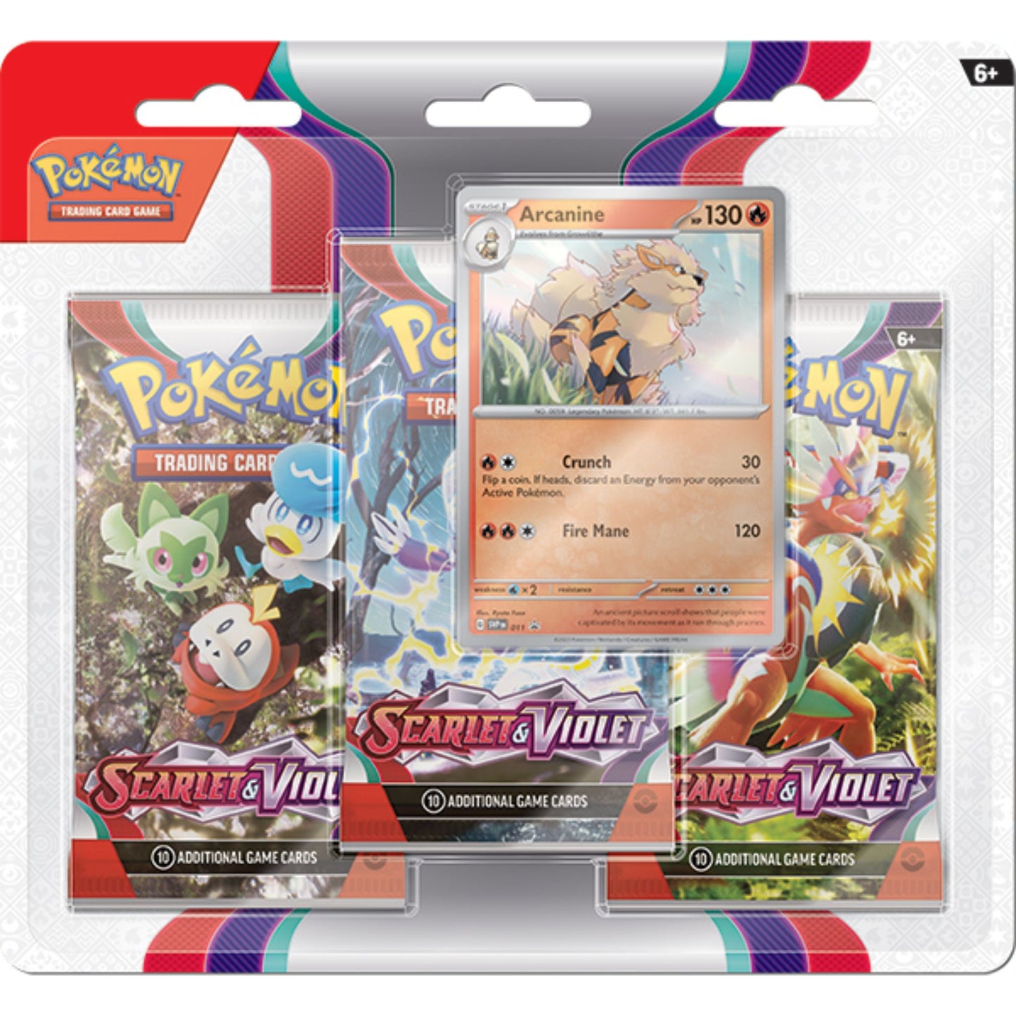 Pokemon Scarlet & Violet Base Set 3 Booster Pack Blister - Trading Card Market