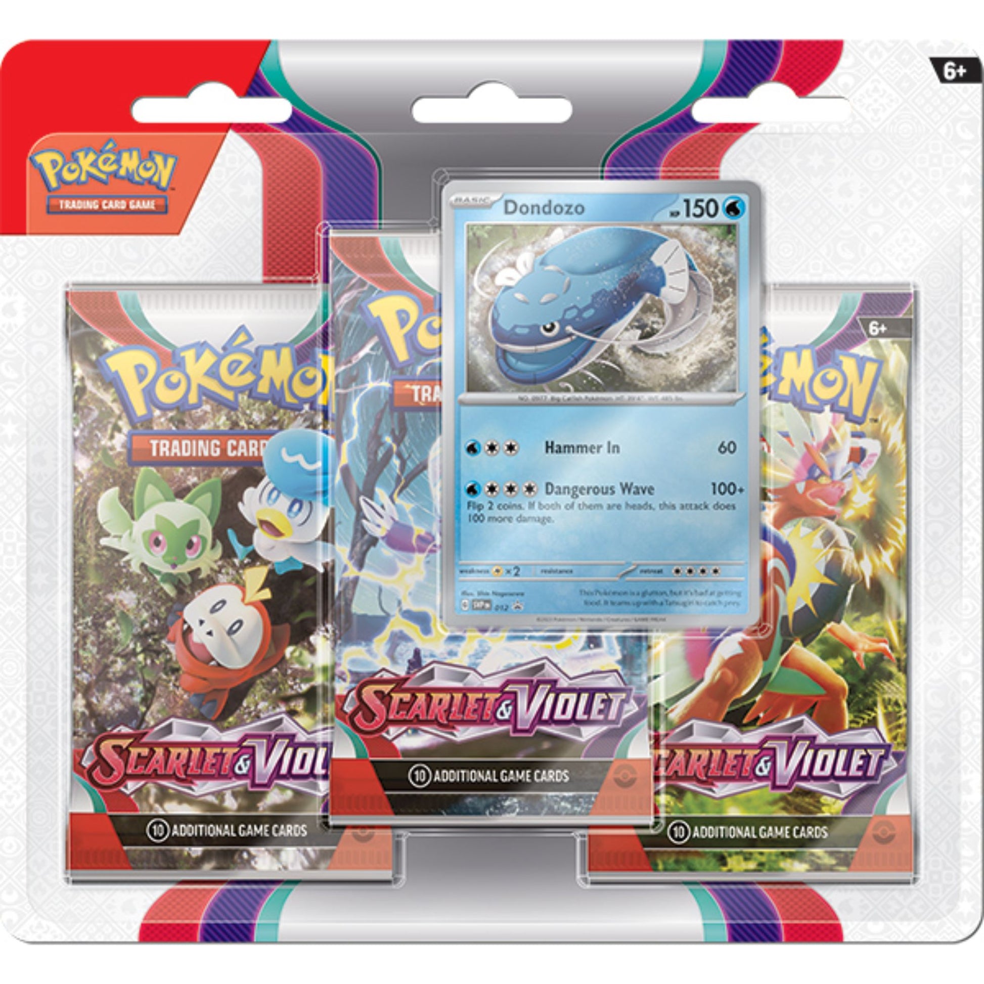 Pokemon Scarlet & Violet Base Set 3 Booster Pack Blister - Trading Card Market